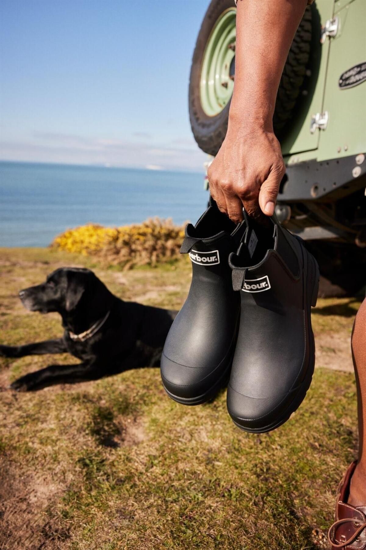 چکمه مشکی مردانه BOOT MALE BK31 سیاه اورجینال Barbour