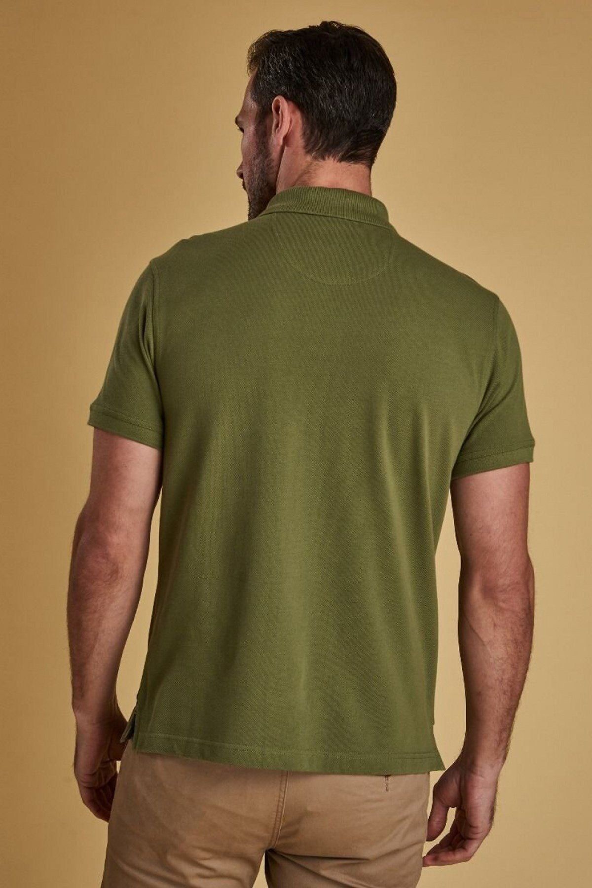 تی شرت یقه پولو سبز مردانه POLO YAKA OL39 اورجینال Barbour