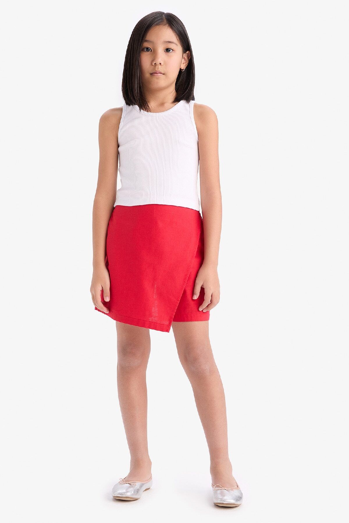 DeFacto-Girl's Cotton Shorts Skirt E6498A825Hs 1