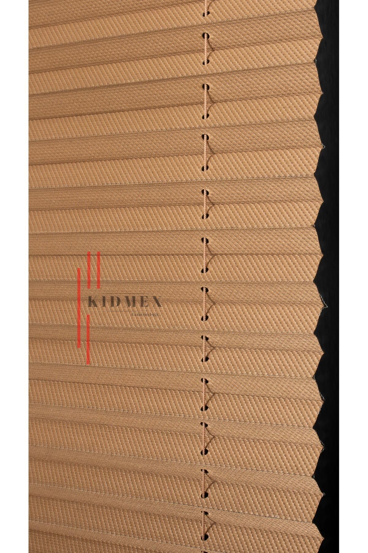 Kidmex-Semi Blackout Dimout Brown - Office, Home, Living Room Curtain - Pleat Curtain 3