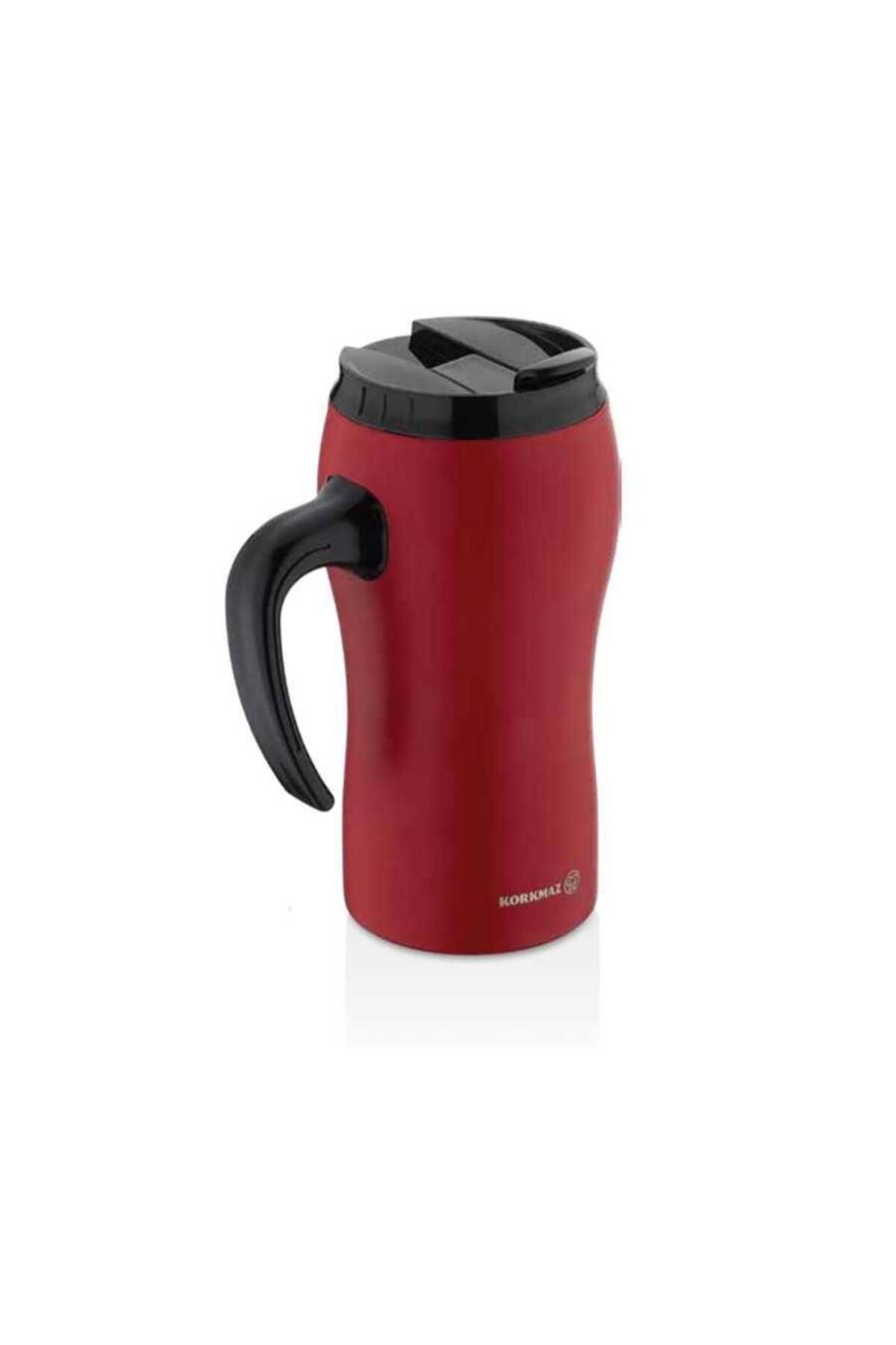 فلاسک قرمز لیوان راحتی A759 01 KORKMAZ