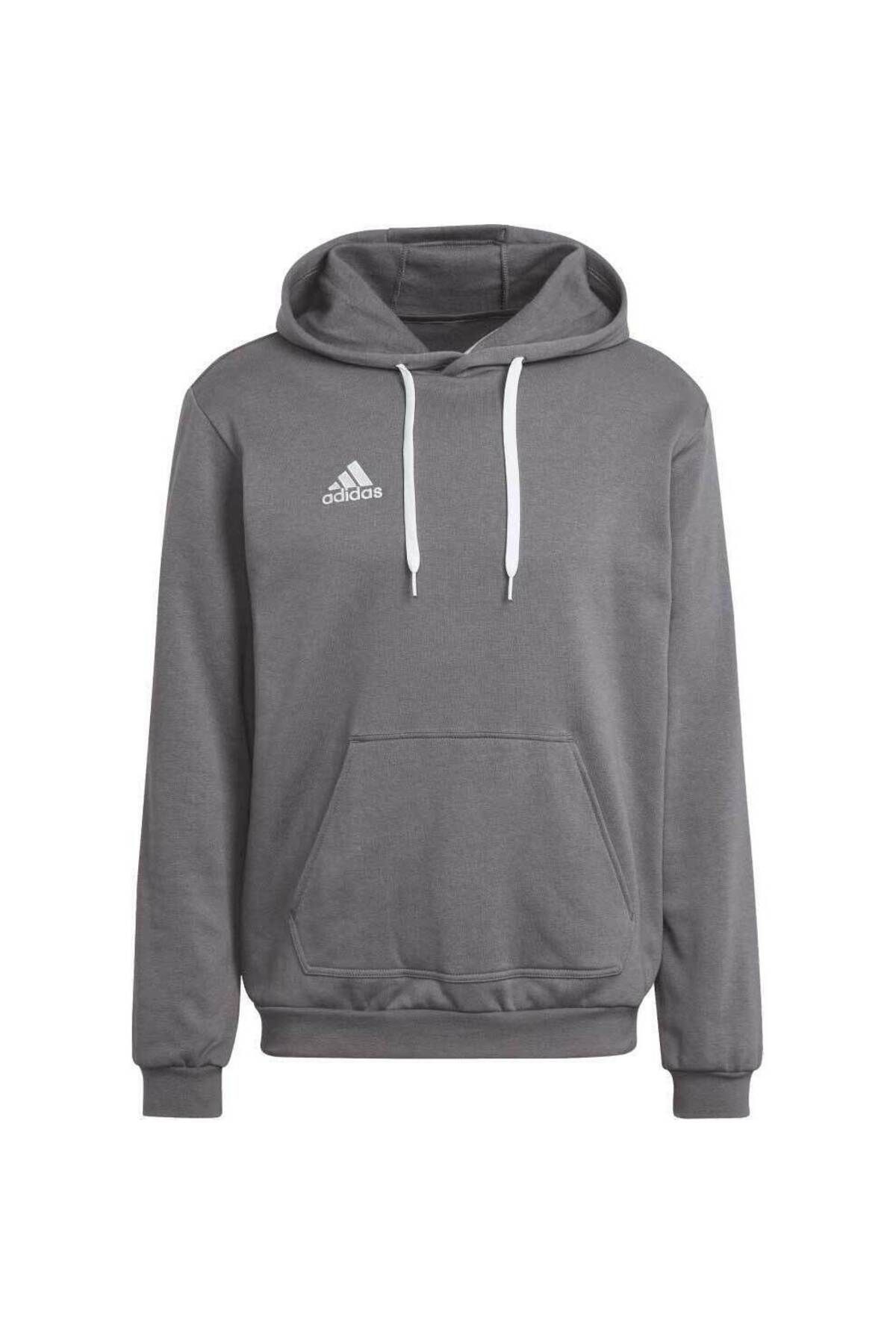 adidas-Κουκούλα adidas Entrada Hoody, Γκρι, Ανδρική 1