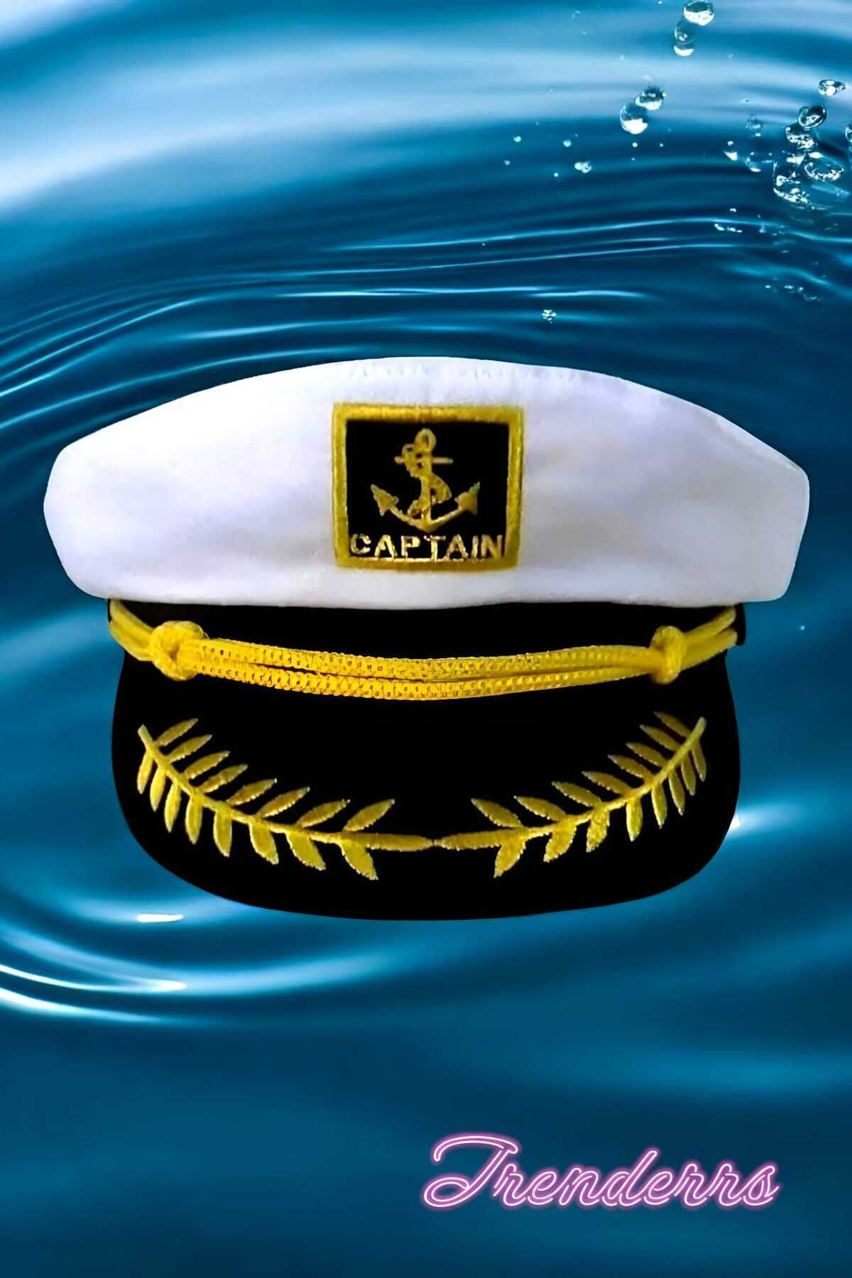 Trenderrs-Unisex Kids Sailor Captain Hat 2