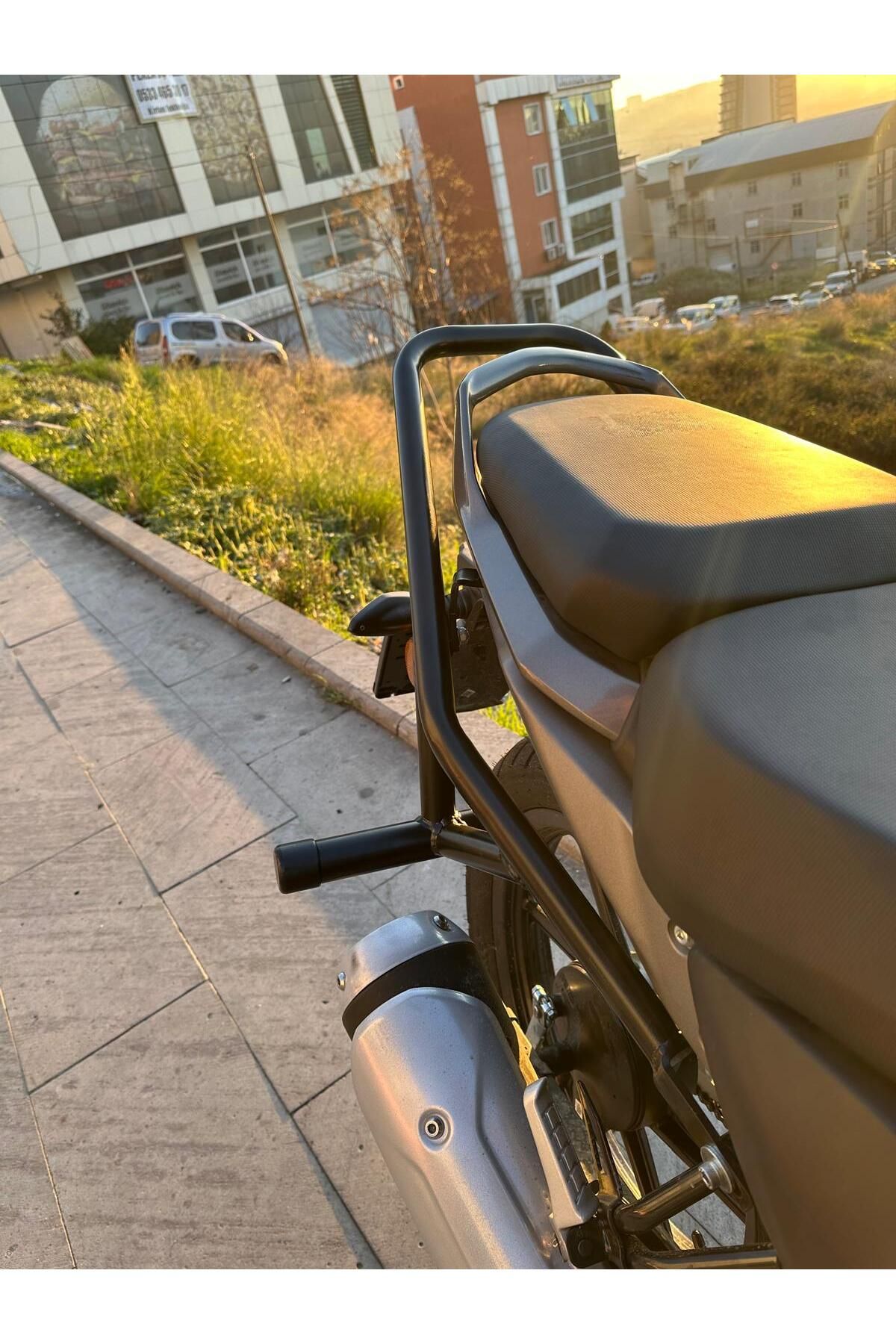 Hamza Motors Tvs Riader 125 Arka koruma demiri (siyah)