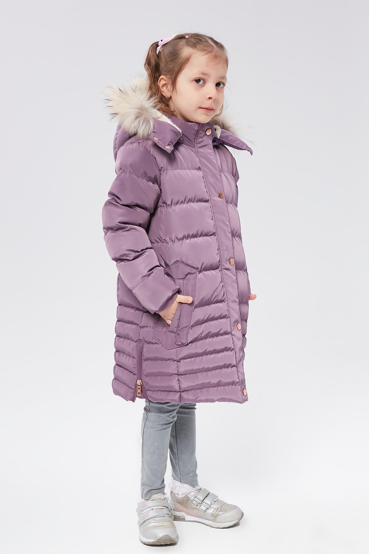 Benittokids Benittokids Kız Çocuk Natürel Kürklü Kaban 51301 fotoğrafı 4 (önizleme)