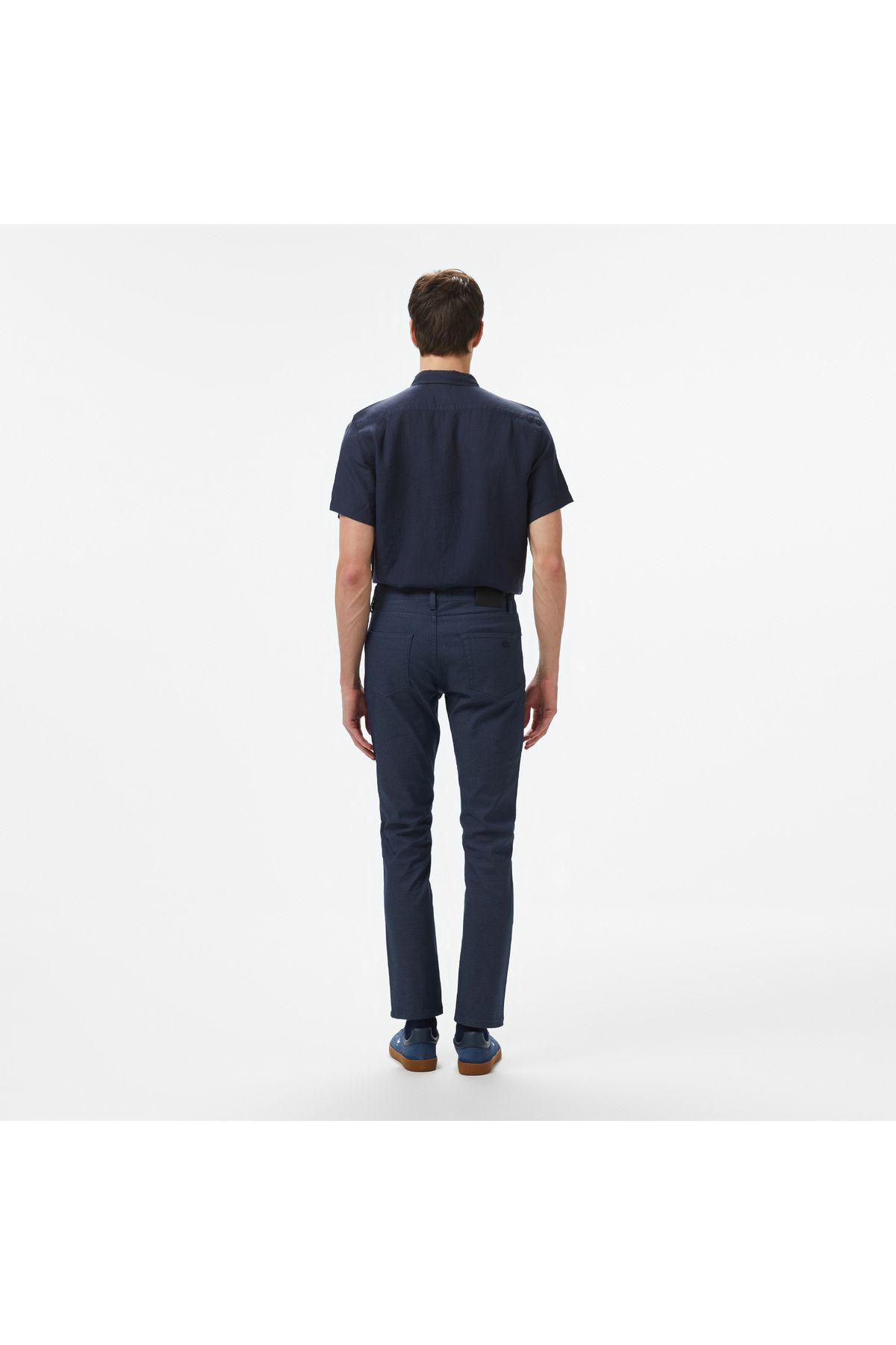 شلوار آبی مردانه باریک و اورجینال Lacoste