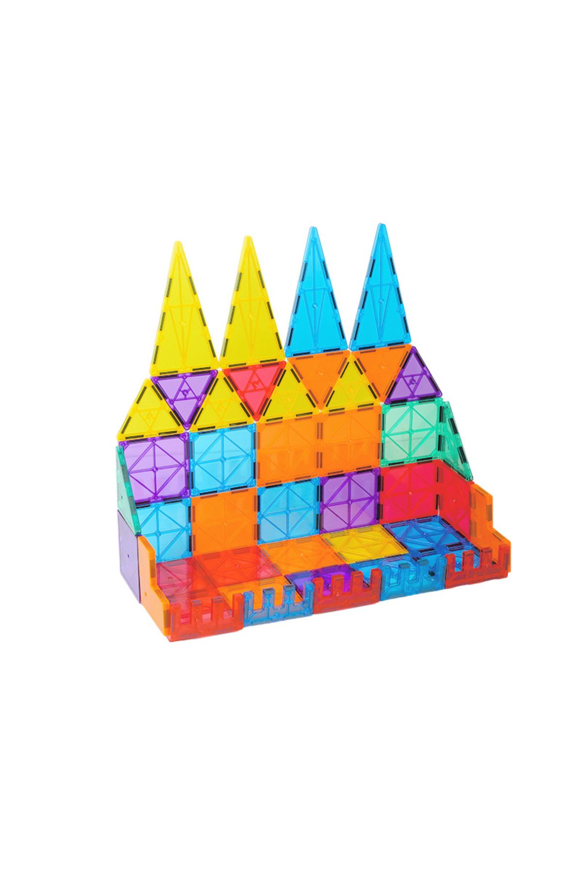 Choice-78pcs 3D transparent magnetic block game, inspired by creative blocks beyond imagination, Christmas 8