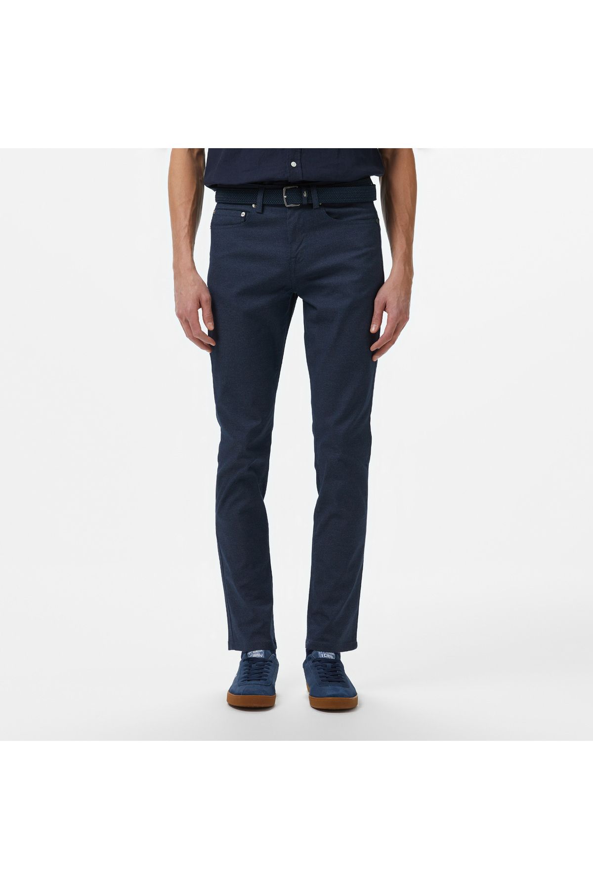 شلوار آبی مردانه باریک و اورجینال Lacoste