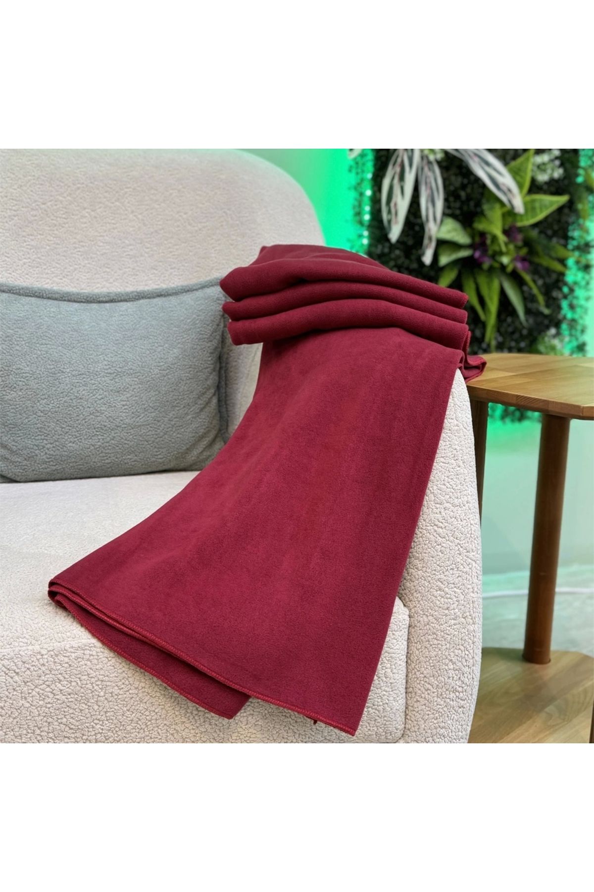 esnature-Wellsoft Plush Fleece - Four Seasons Single Cafe Blanket TV 140x190 1