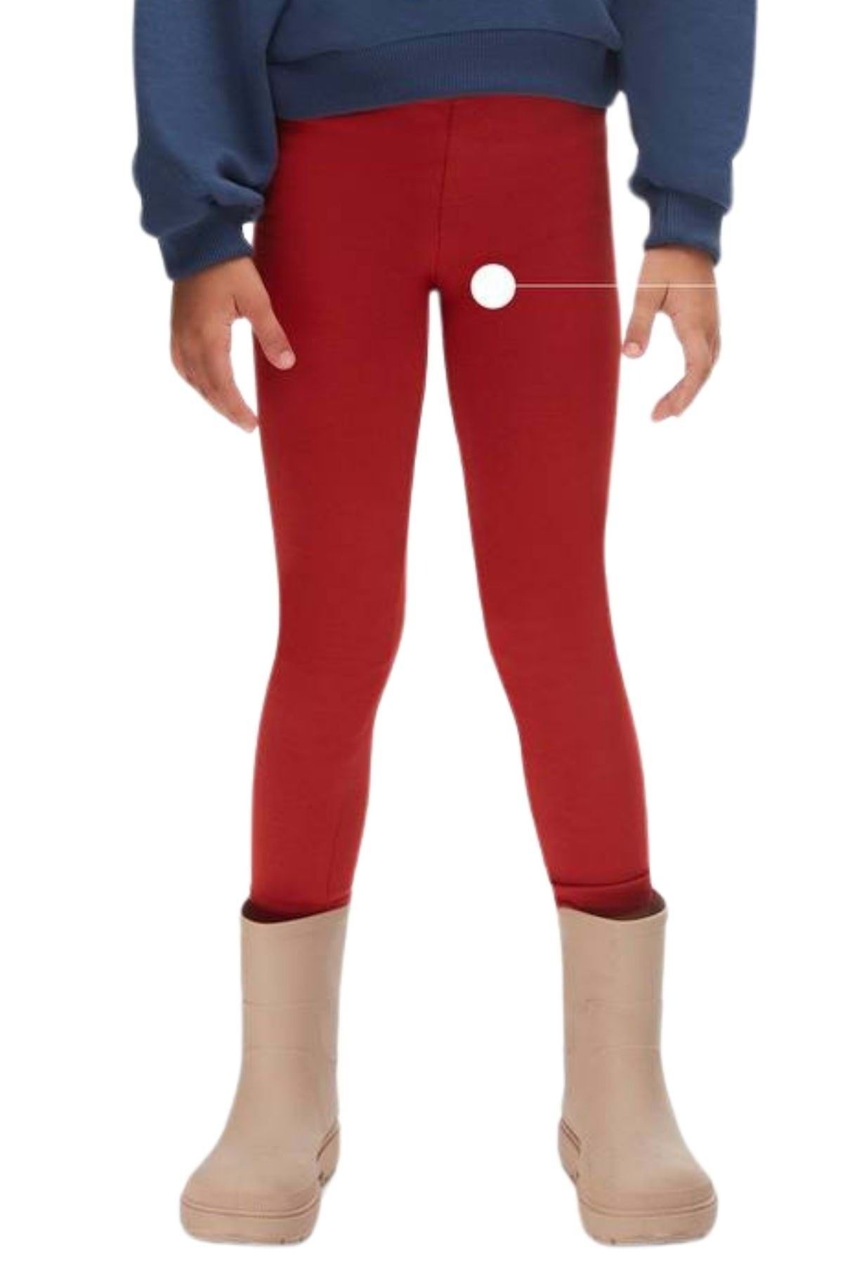 ww waka waka kids store Düz Renk Kız Çocuk Tayt