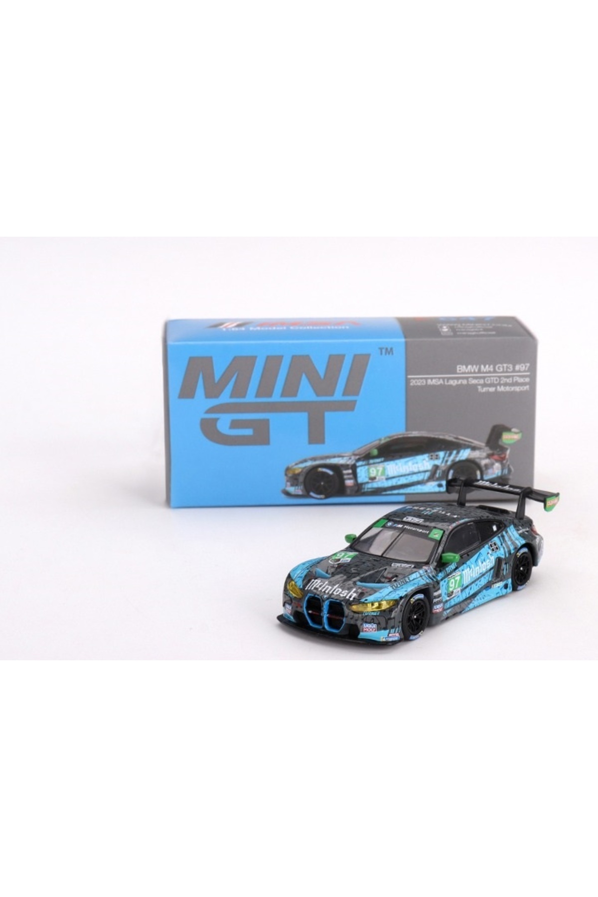 mini gt 647 BMW M4 GT3 Turner Motorsport IMSA 2023 Laguna Seca GTD