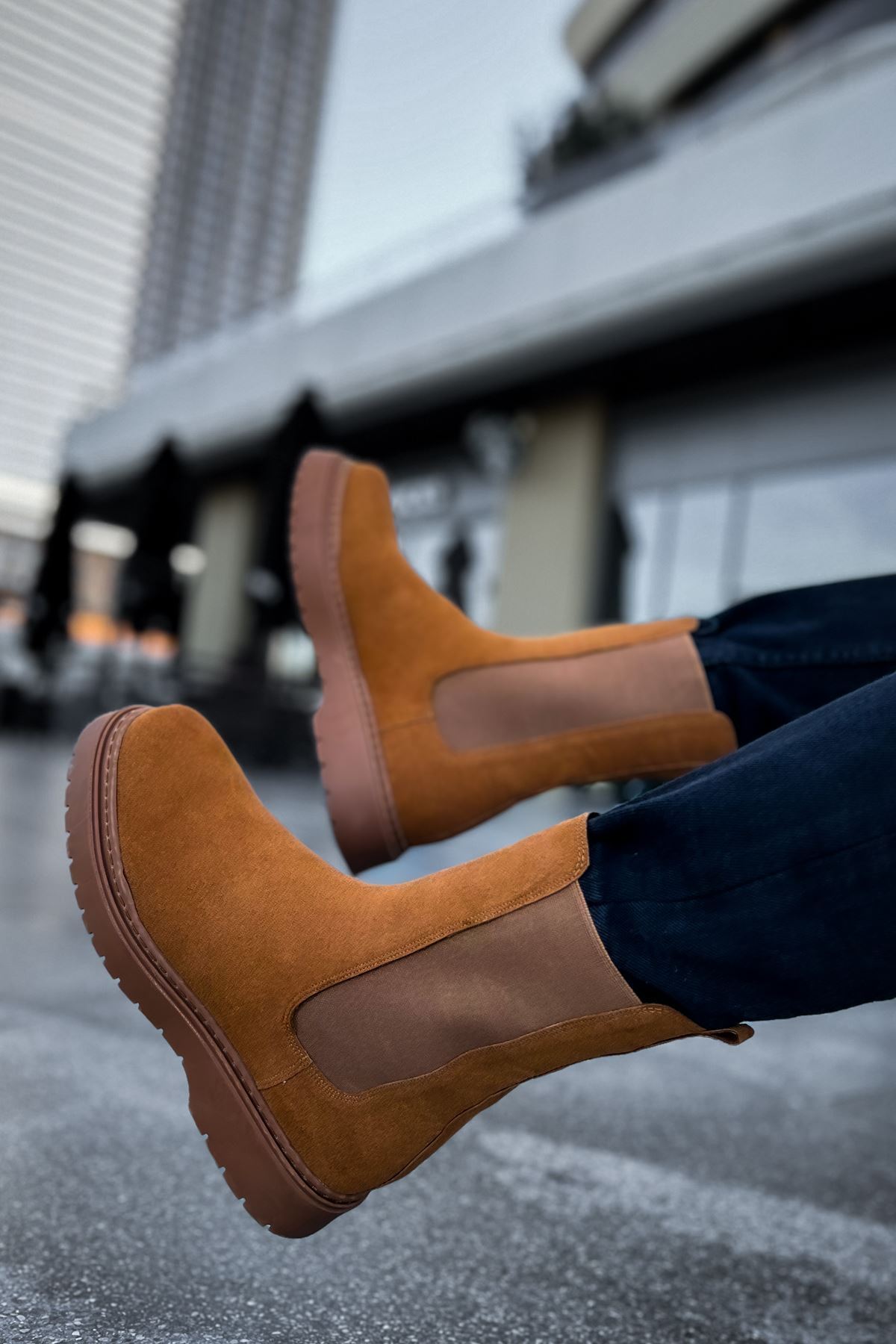 Chekich-CH223 SRT Alaska Suede Ανδρικές Μπότες TABA 4