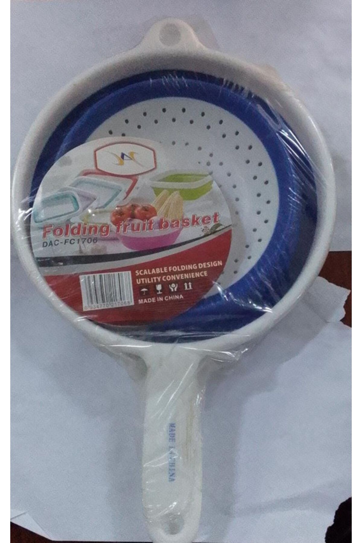 Generic-Collapsible Silicone Strainer with Handle 2