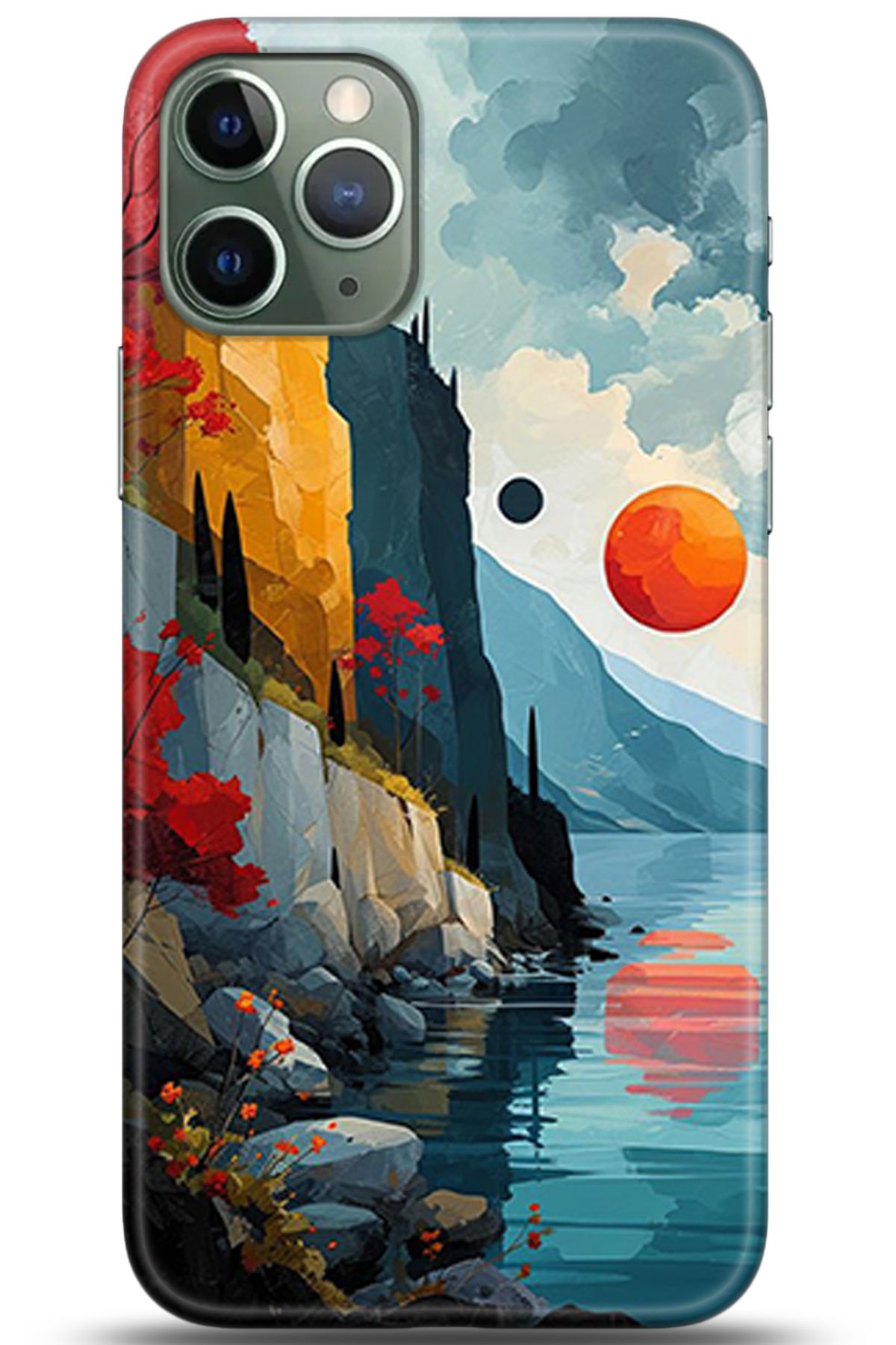 adveksiyon Apple iPhone 11 Pro Max Kılıf HD Baskılı Kılıf - Central Anatolia Series 5368