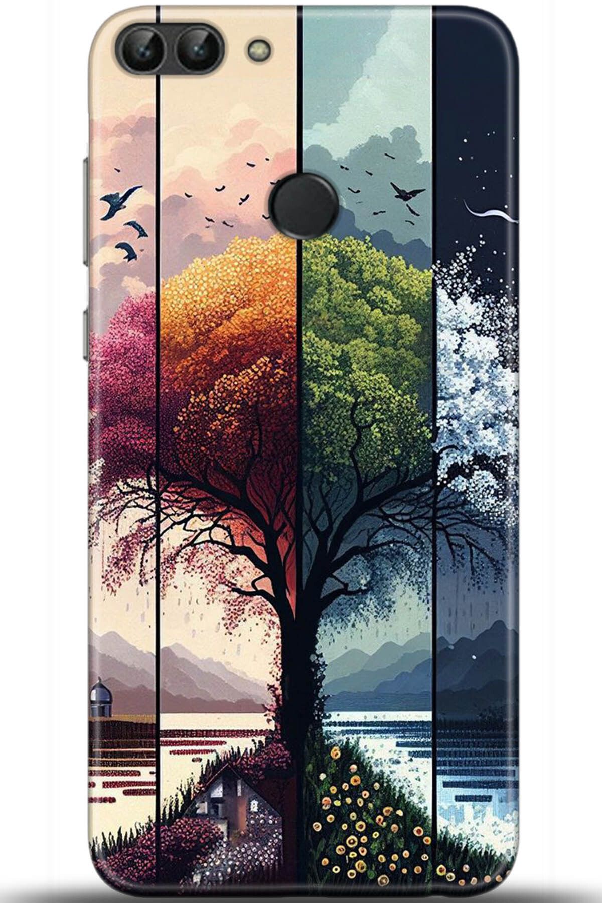 adveksiyon Huawei P Smart Kılıf HD Baskılı Kılıf - Central Anatolia Series 5369