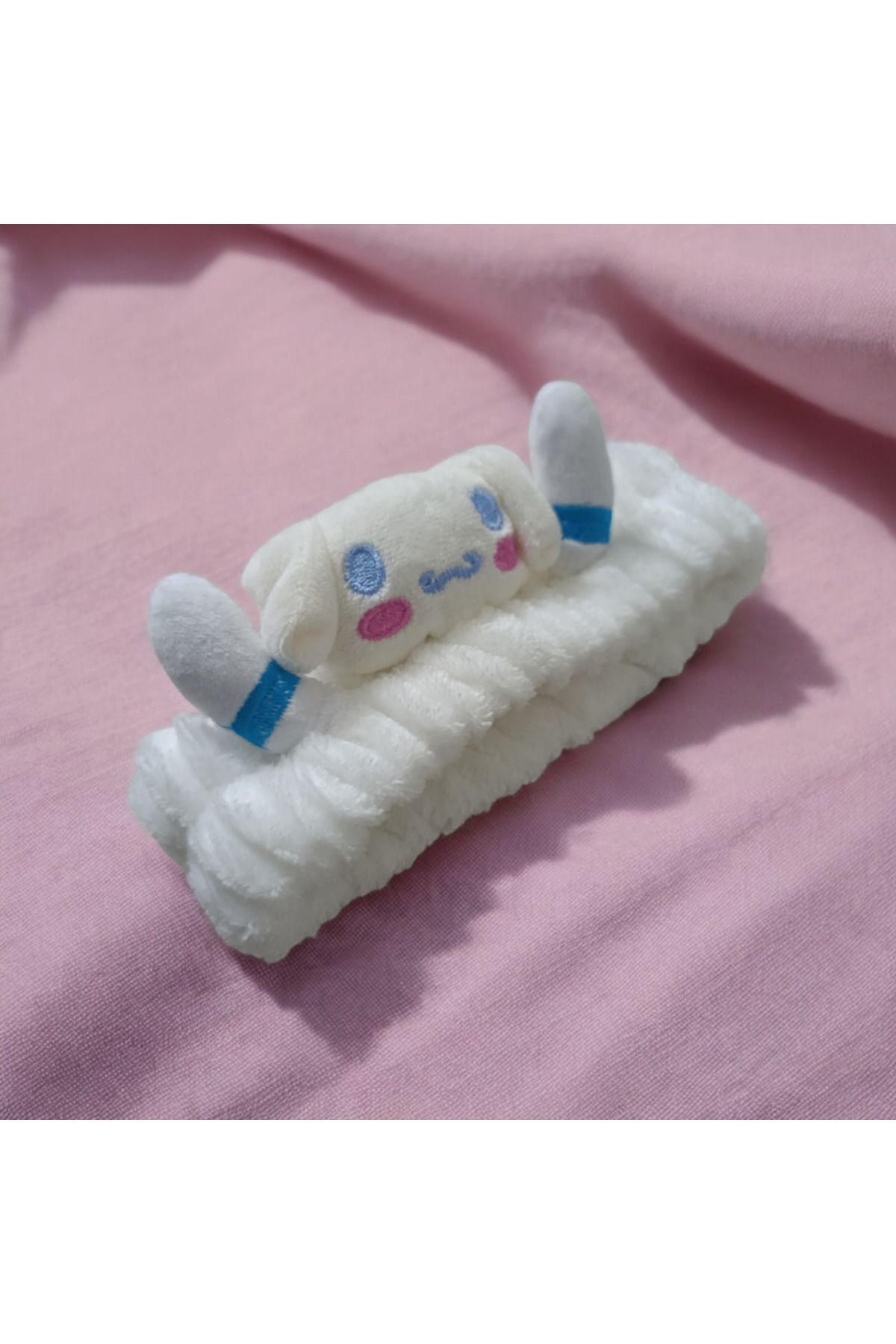 KANİNCHEN-Banda de păr elastică pentru spălarea feței Super Soft Spa pentru femei 3