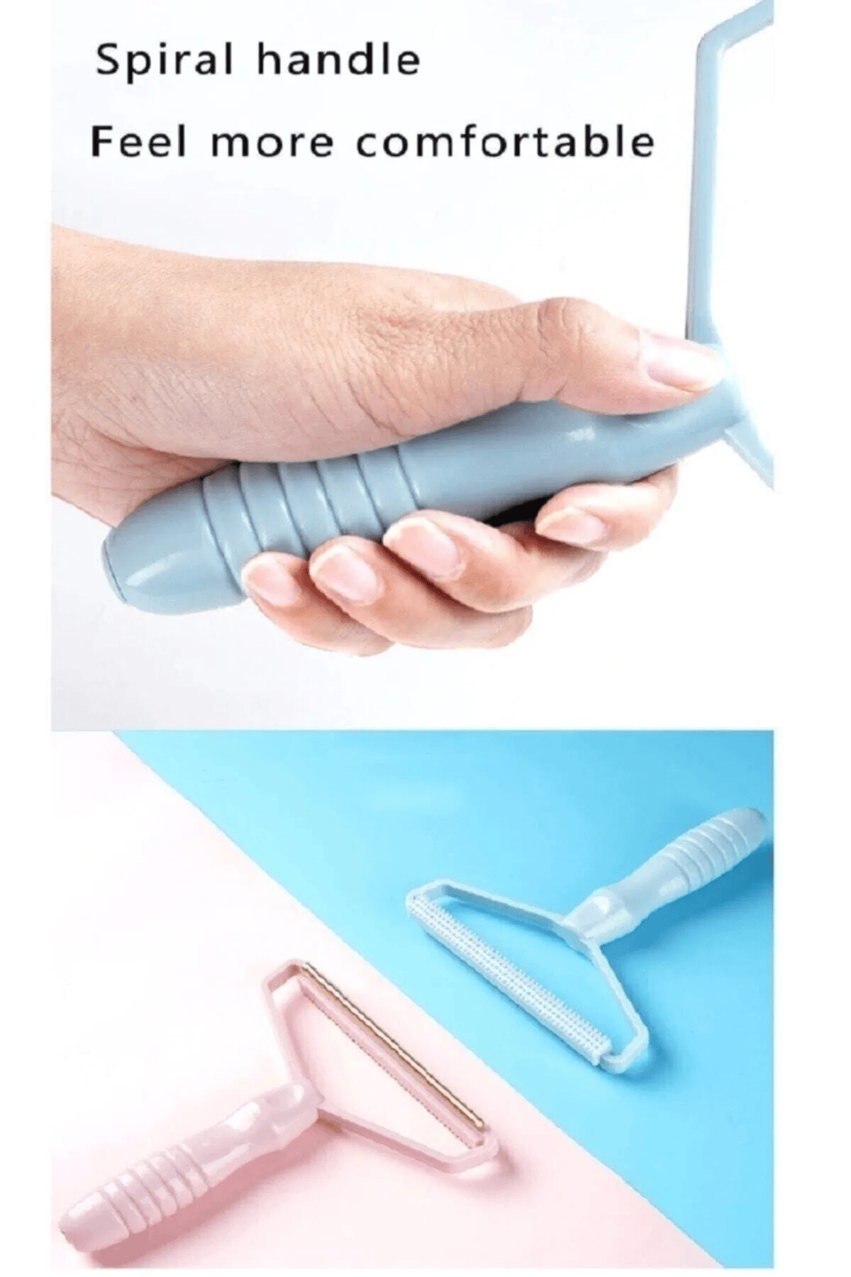 Pribor-Clothes Lint & Lint Collector - Double Sided Carpet & Fabric Lint Remover 5