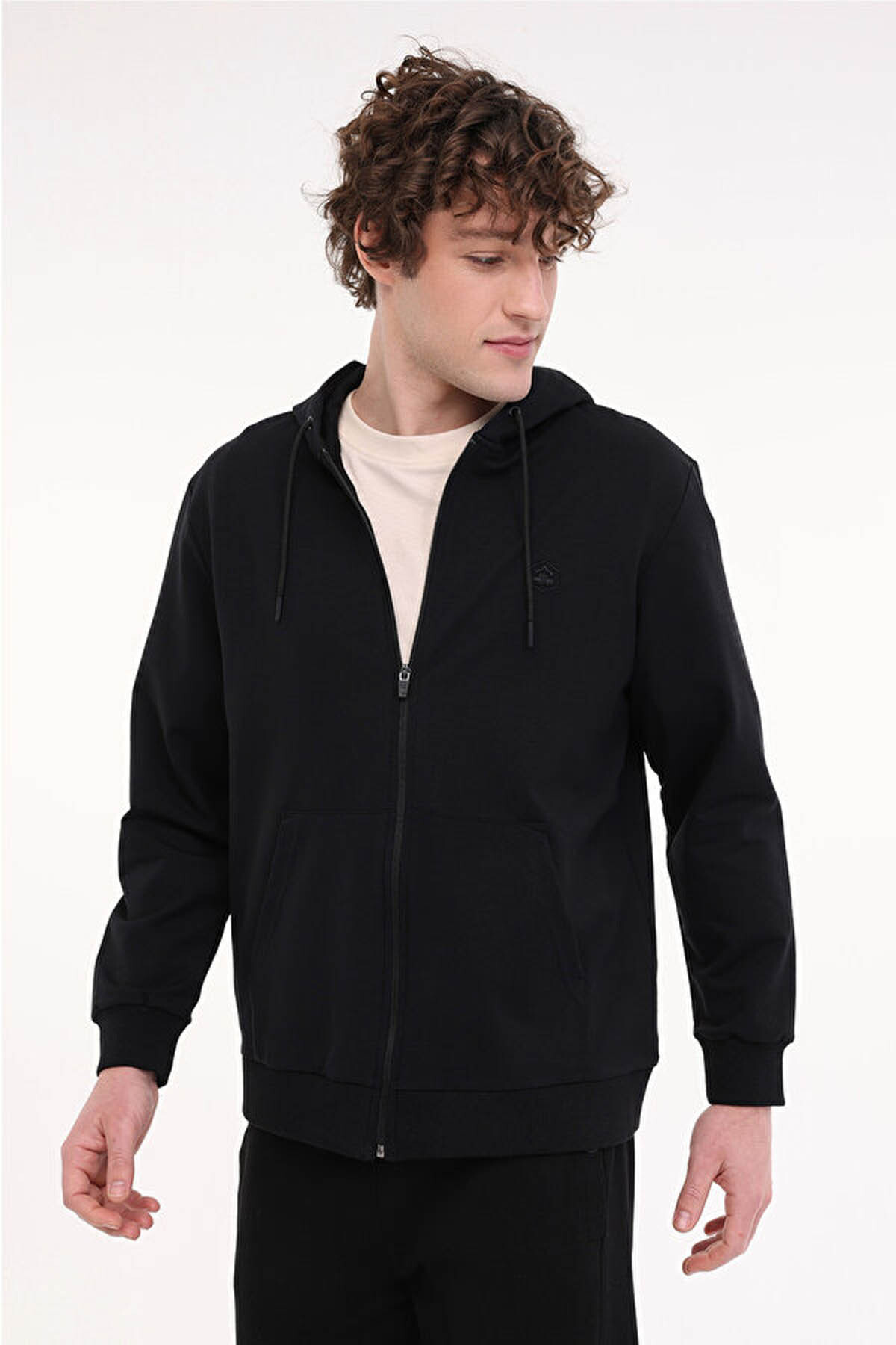 lumberjack Mb Sn72 Fz Hod 5Fx Siyah Erkek Sweatshirt A101939604