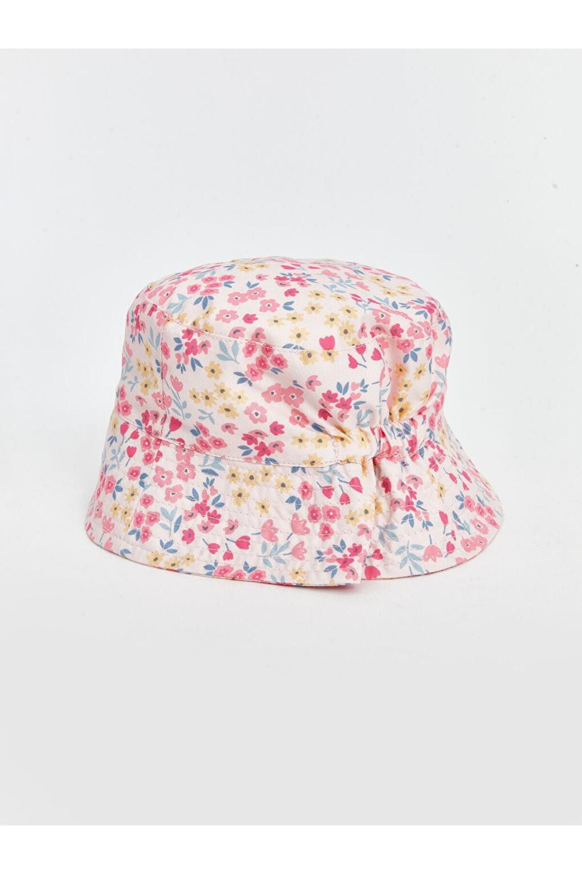 LC Waikiki-LCW baby Flower Patterned Baby Girl Bucket Hat 2