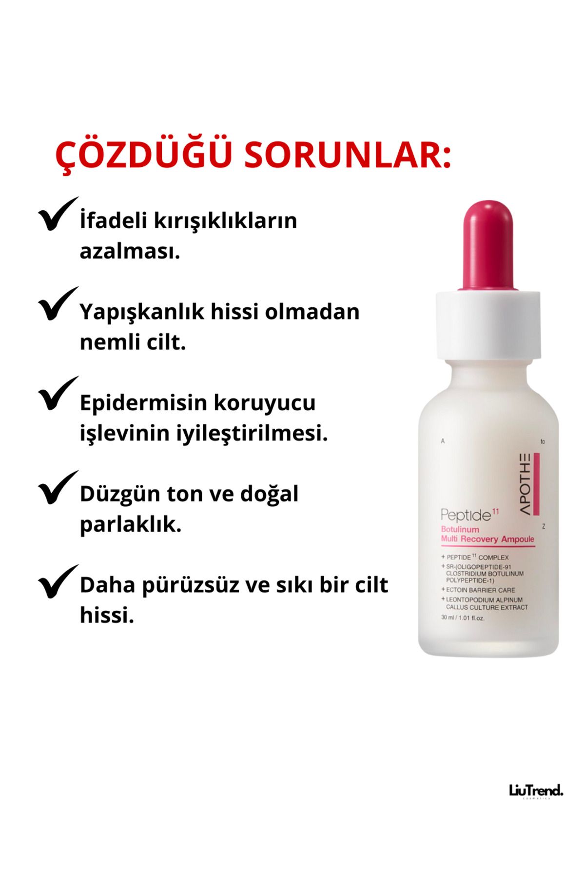 APOTHE-Peptide 11 Botulinum Multi Recovery Ampoule 30 ml Liposomal Multiple Ampoule with Botulinum 4