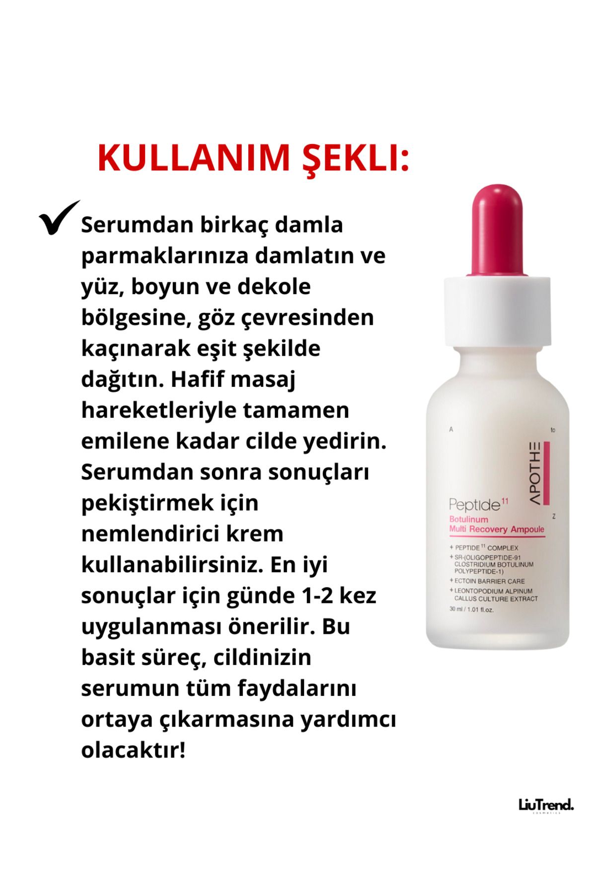 APOTHE-Peptide 11 Botulinum Multi Recovery Ampoule 30 ml Liposomal Multiple Ampoule with Botulinum 5