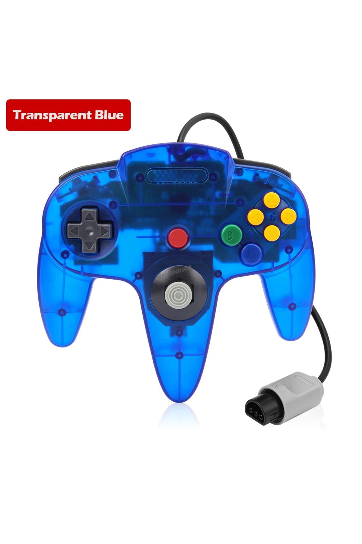 Choice-Transparent Blue NEW For N64 Controller Classic Wired Remote Control Gamepad Gaming Joystick Retro V 1