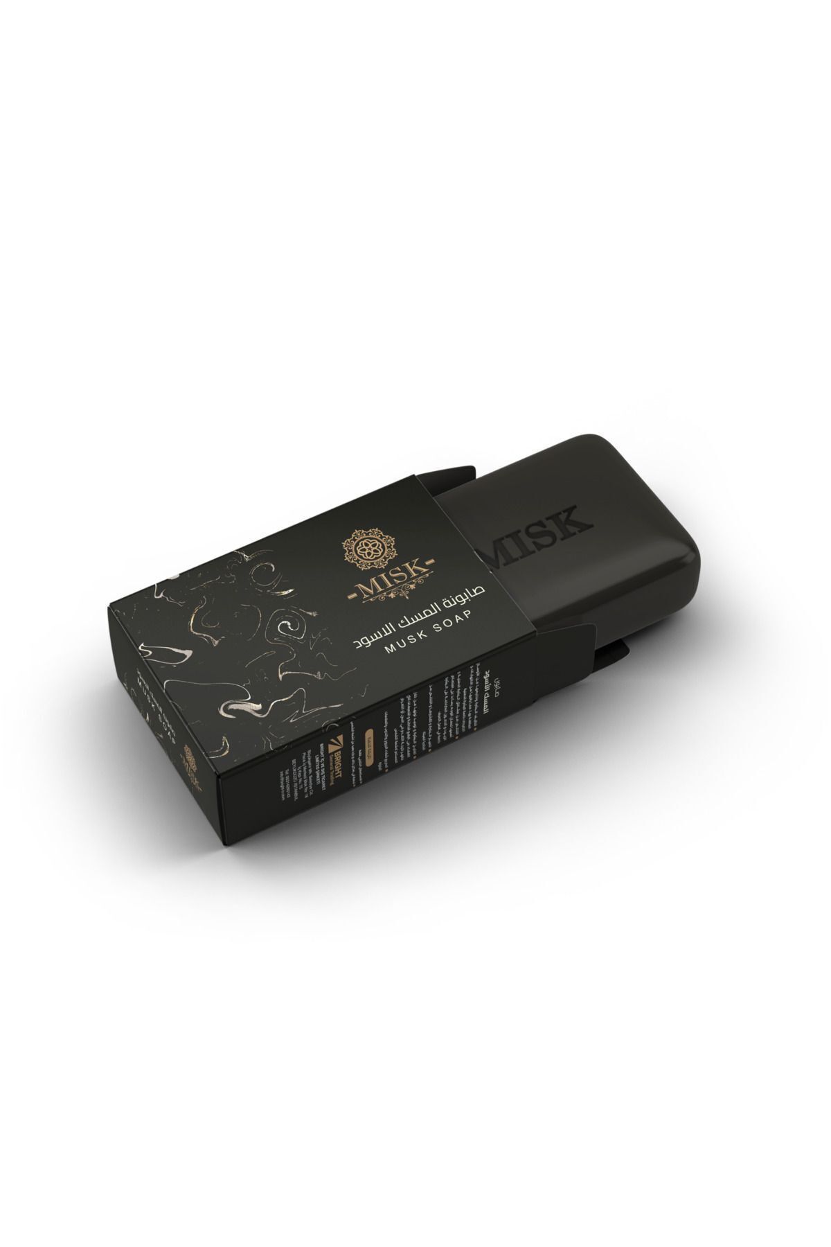 misk-Black Musk Soap - Activated Carbon and Acidizing Coke Soap 4