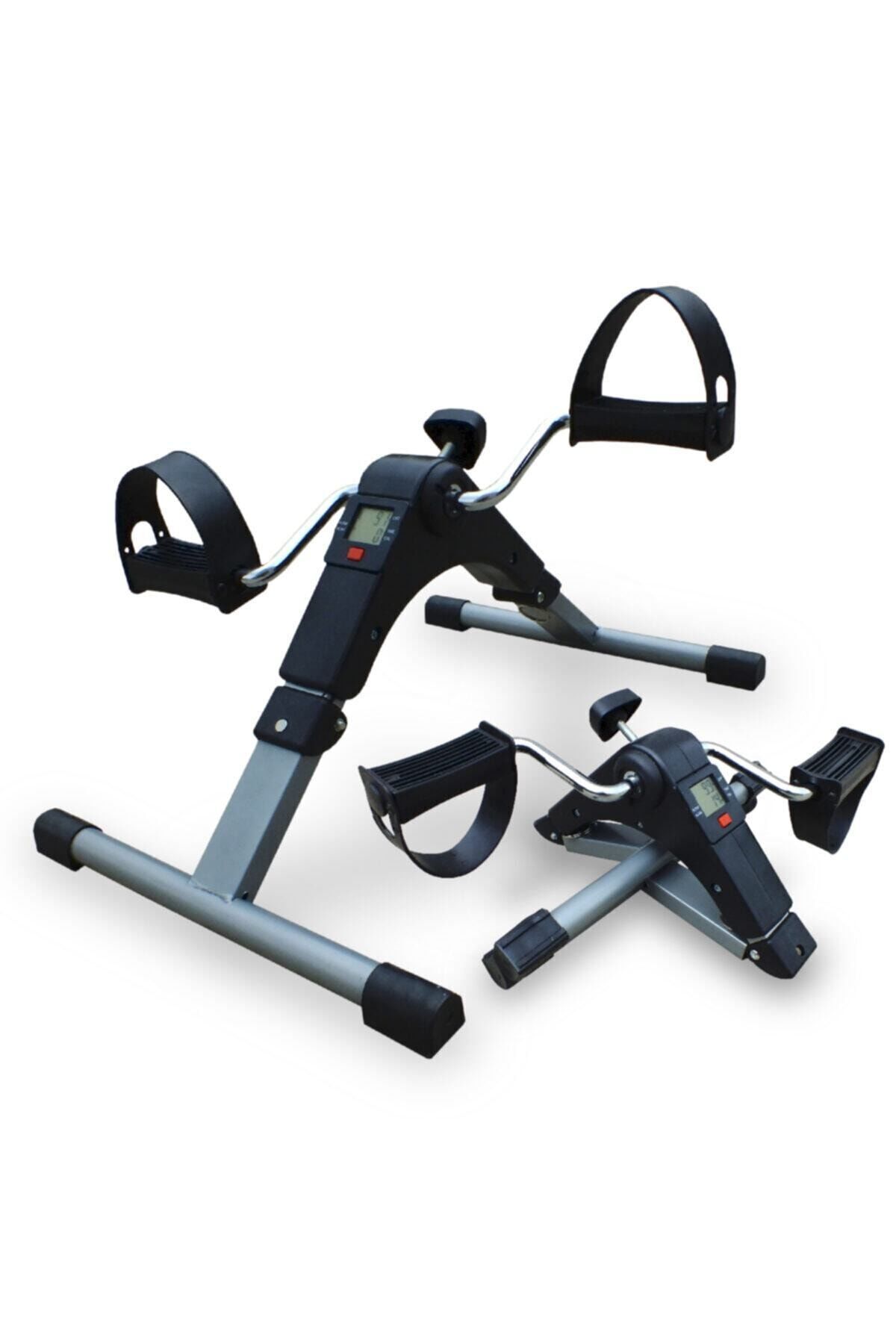 Hand Foot Mini Foldable Exercise Bike with Digital Indicator - Hand and Foot Exercise Pedal