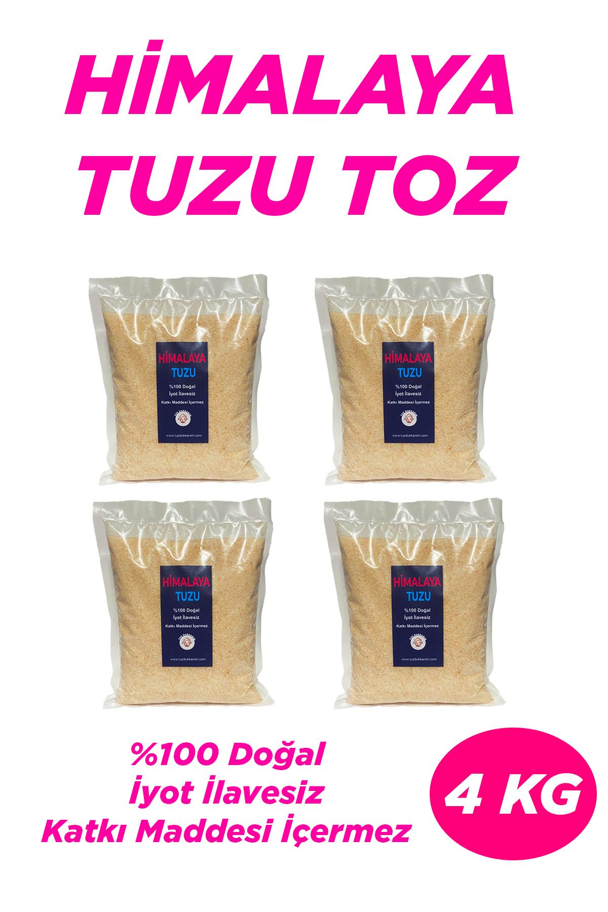 Seta Himalaya Tuzu Toz 4 KG Pembe