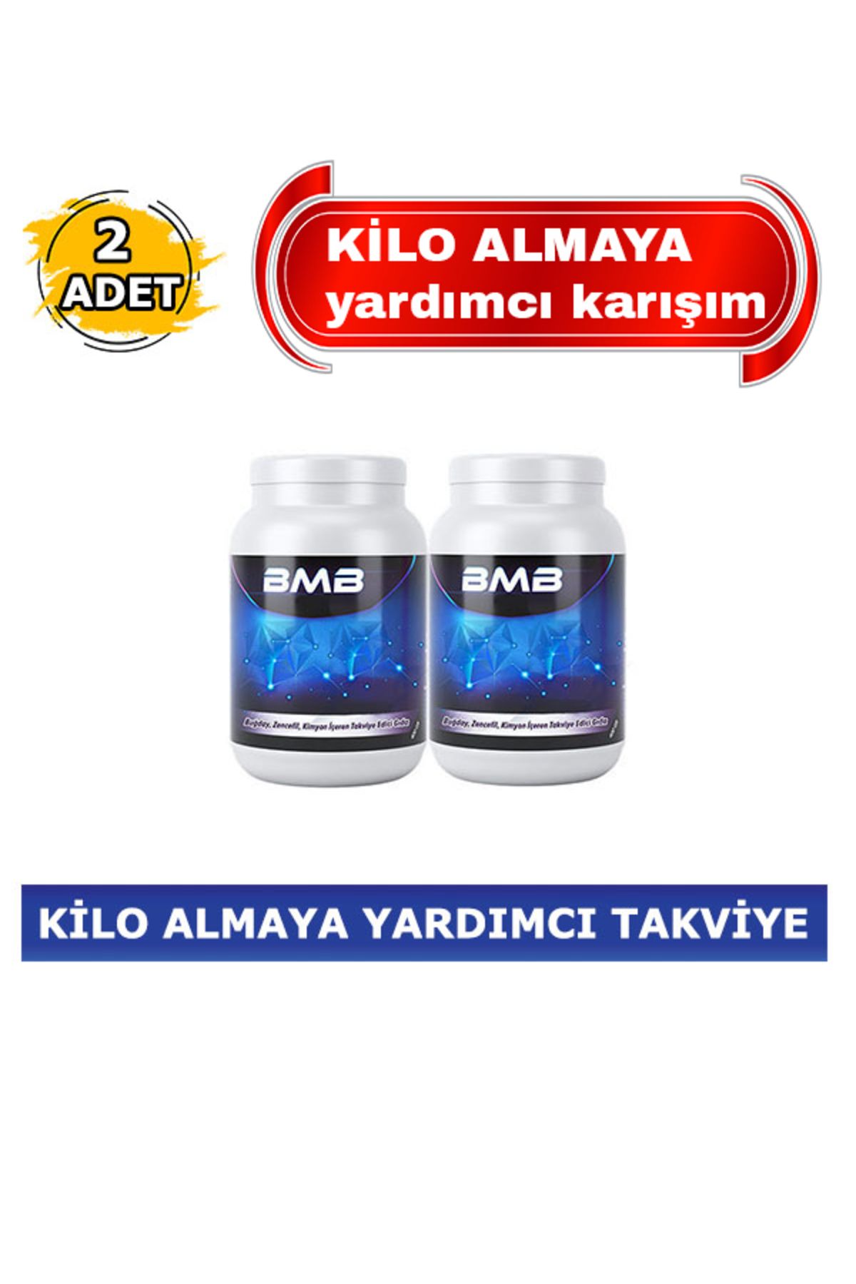 Bmb Hızlı Kilo Almaya Yardımcı Gıda Takviyesi 2 Adet