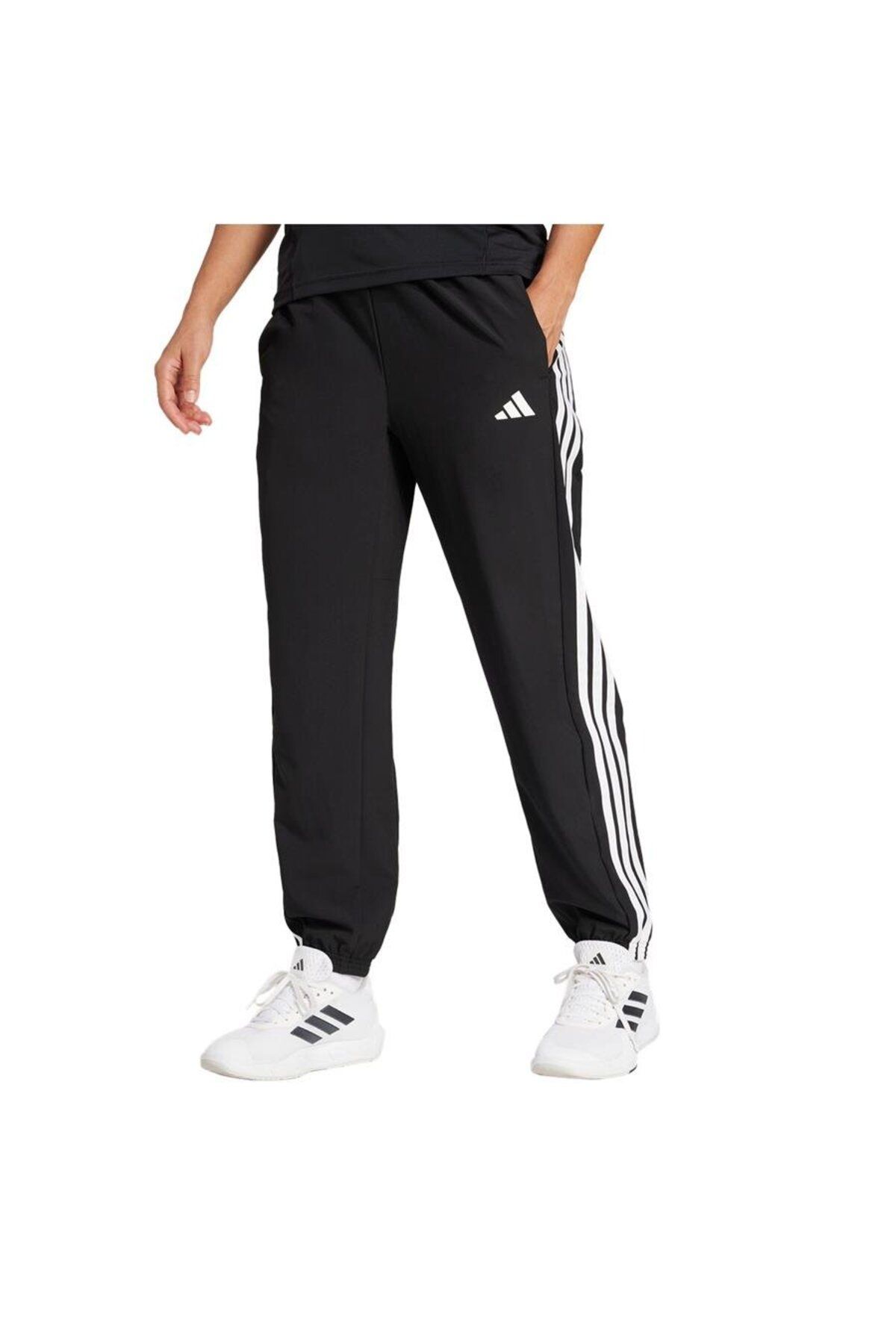 adidas-Tkané tepláky Train Essentials se 3 proužky 3