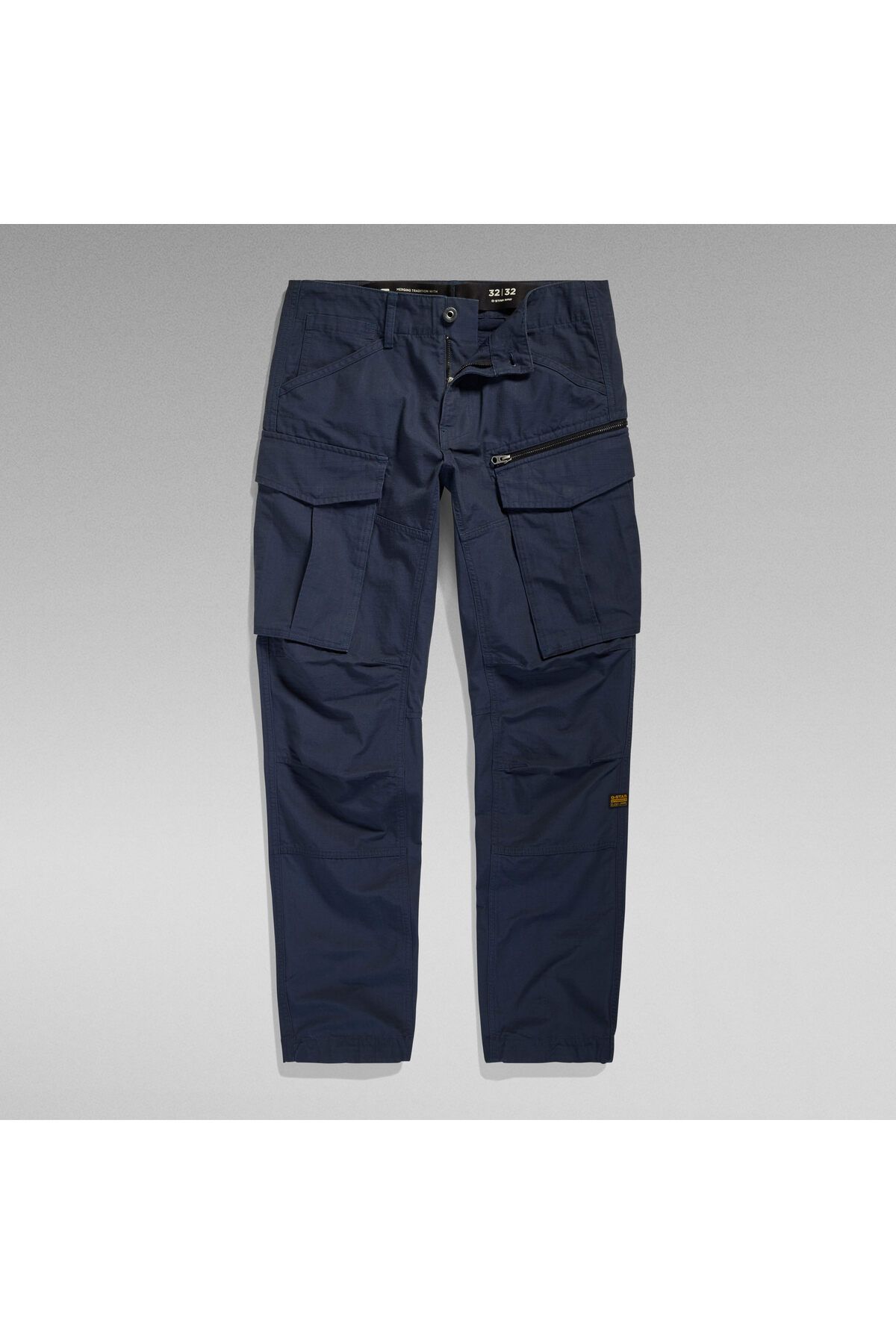 شلوار آبی مردانه G STAR RAW Rovic Zip 3D معمولی Tapered G-STAR RAW