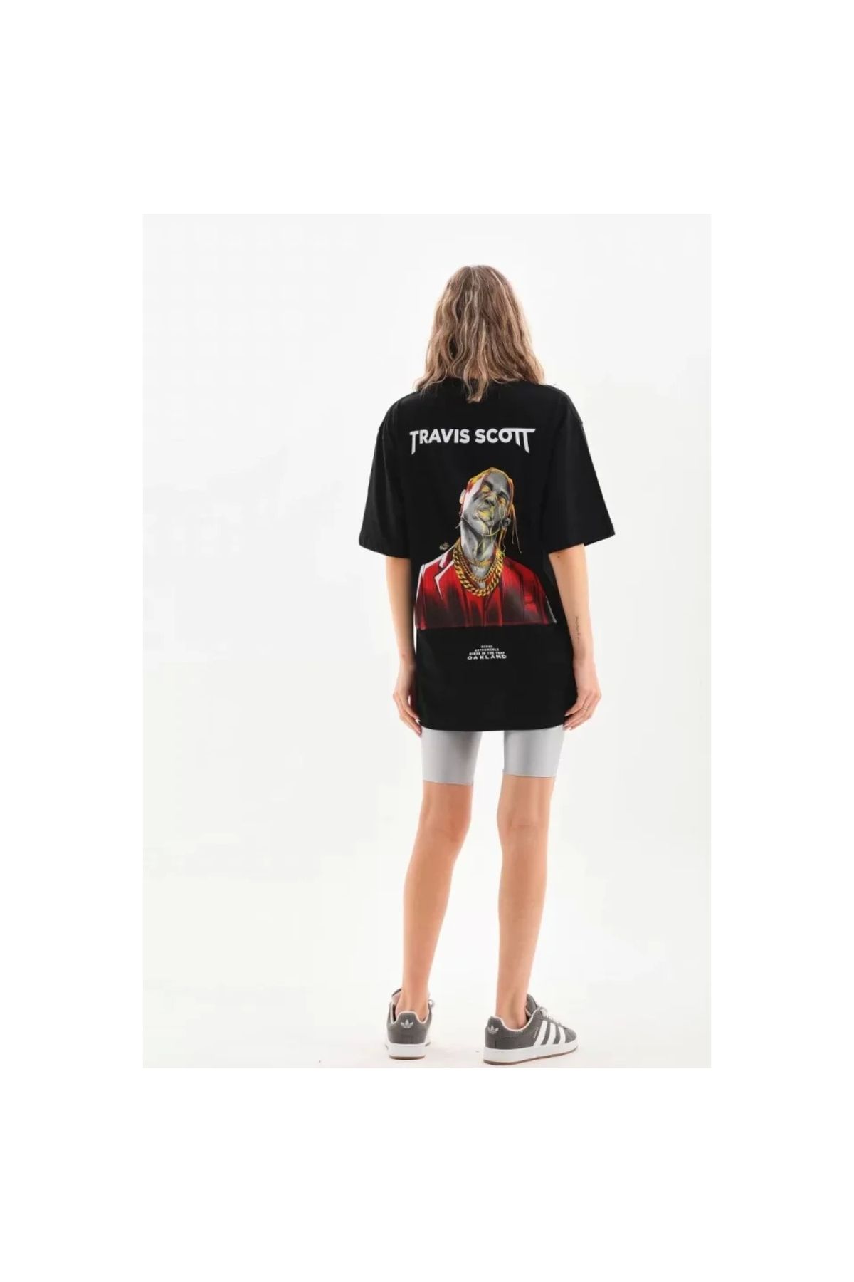 Narnuga Unisex Baskılı Oversize TShirt