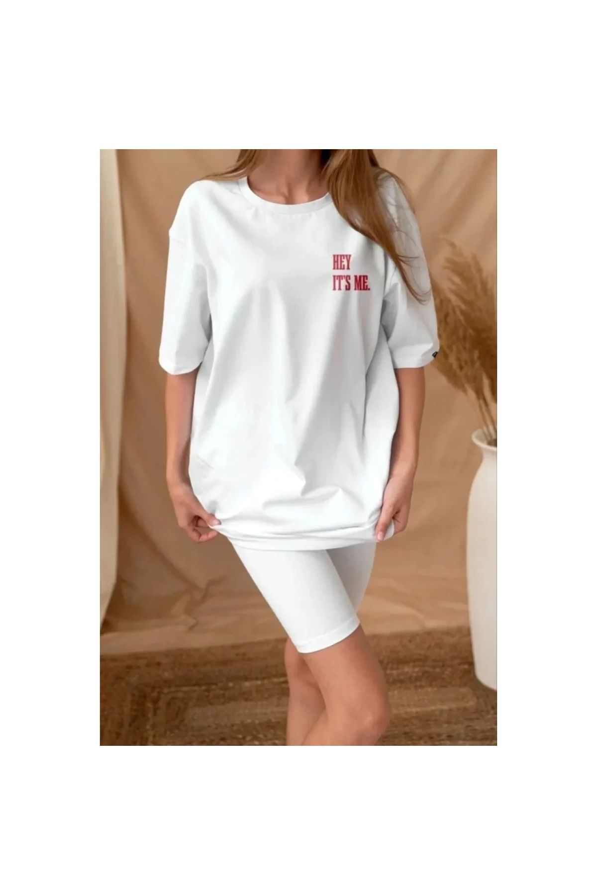 Narnuga Unisex Baskılı Oversize TShirt