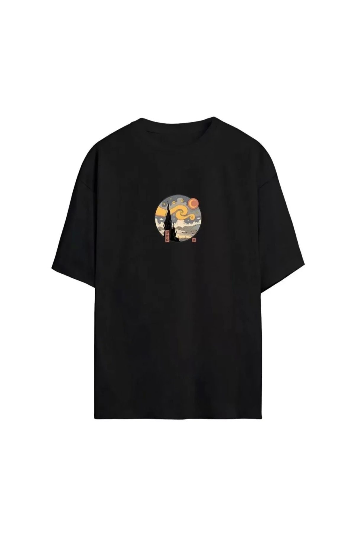 Narnuga Unisex Baskılı Oversize TShirt
