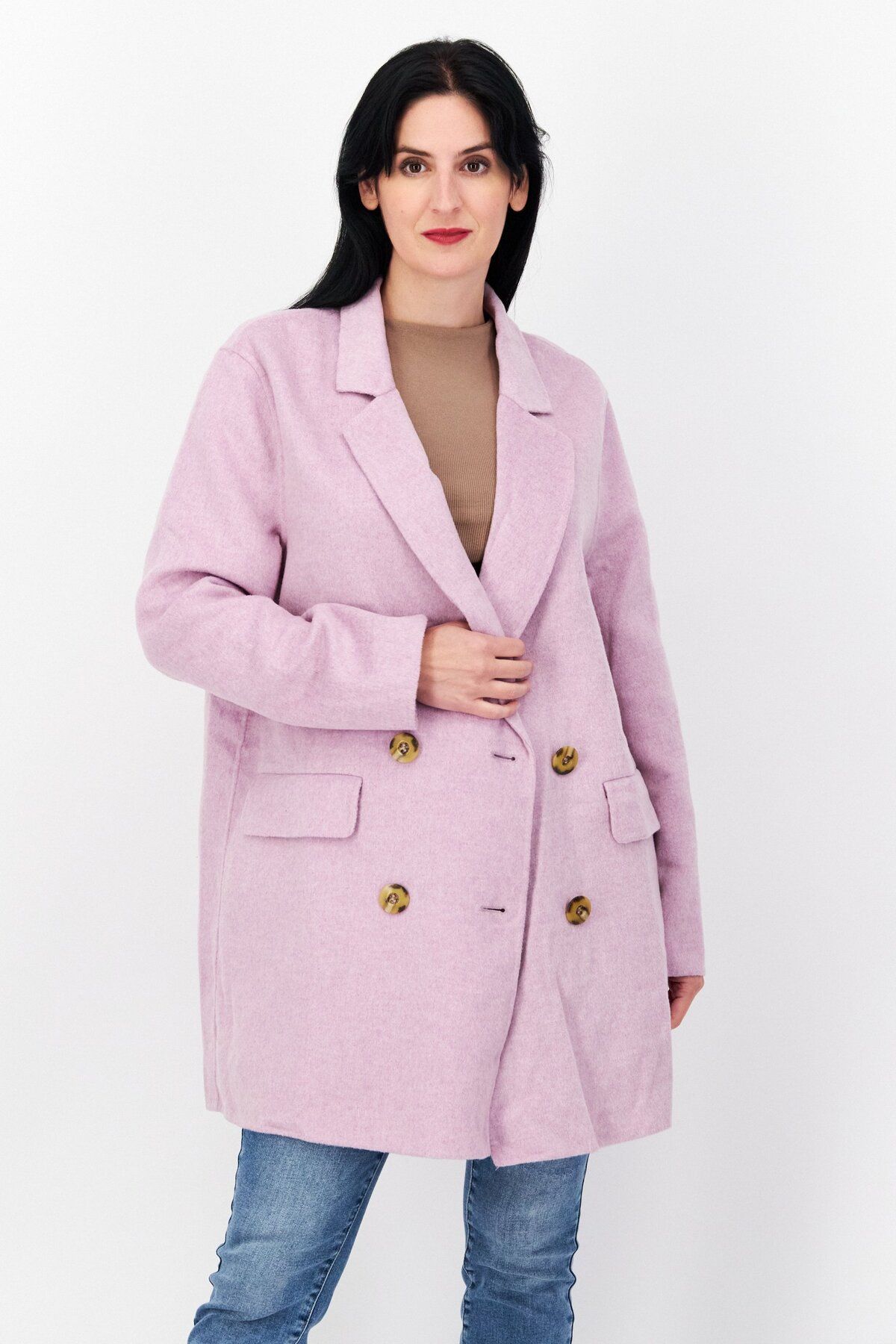 Esprit-معطف ترنش نسائي، أرجواني 1