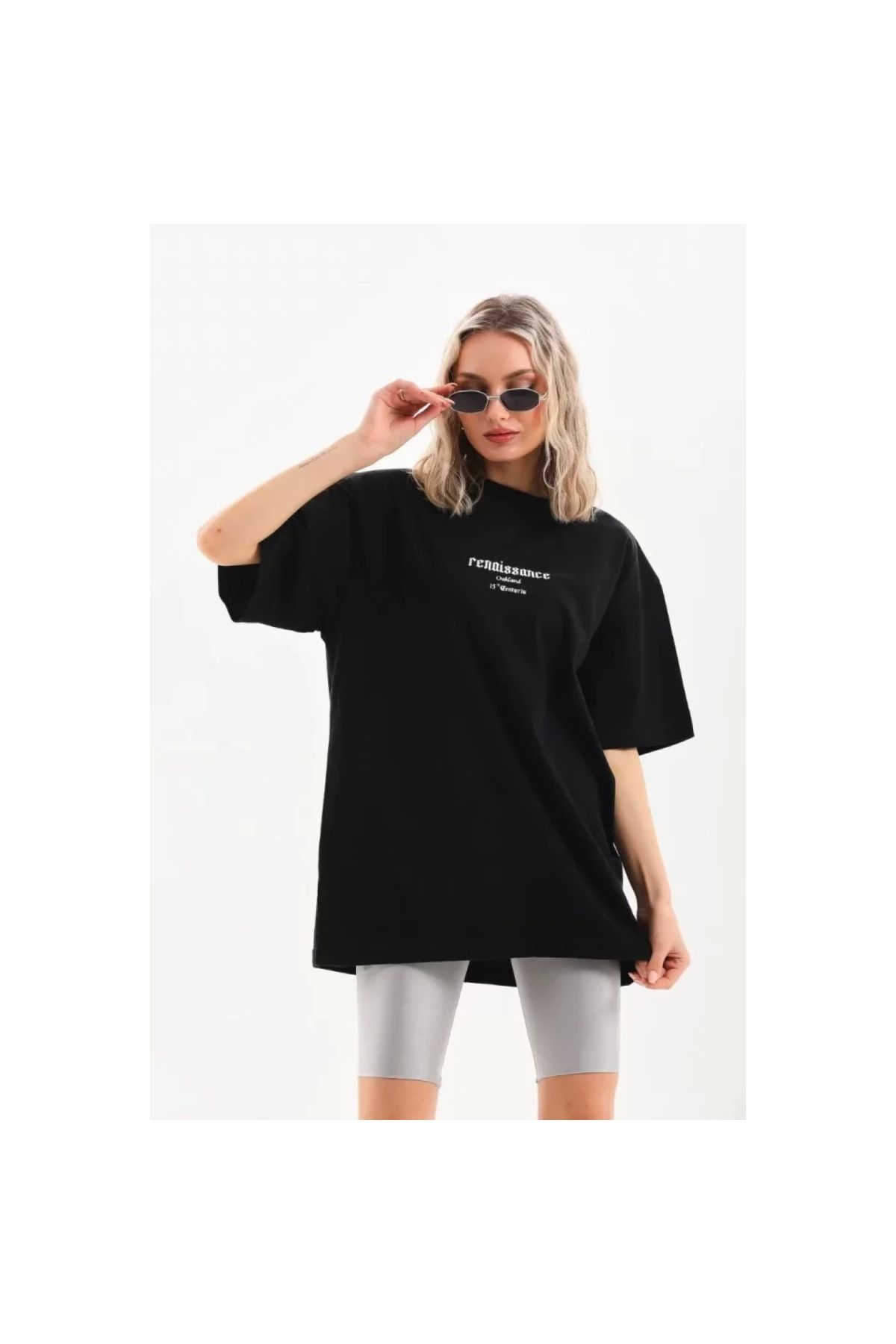 Narnuga Unisex Baskılı Oversize TShirt