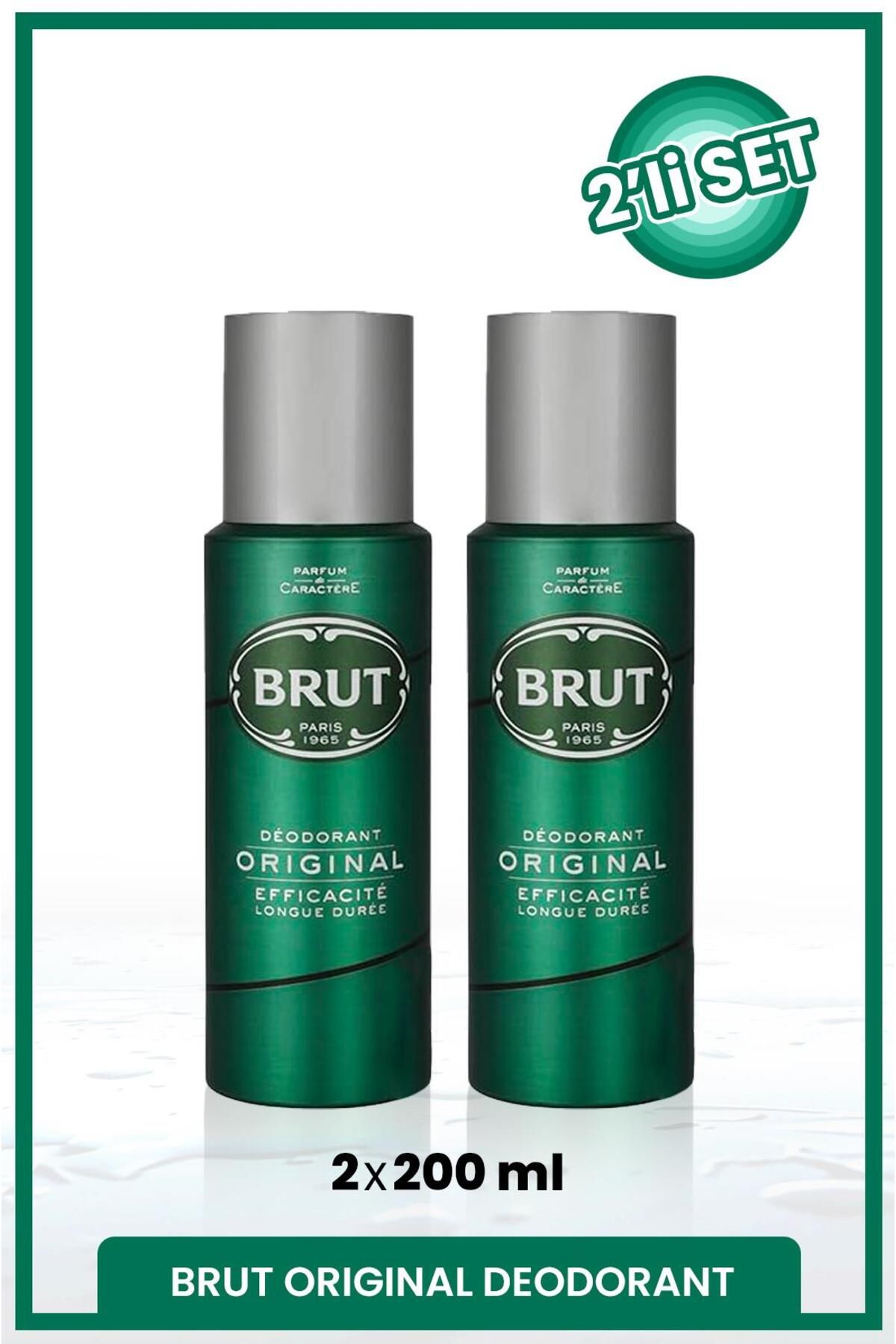 Brut Original Erkek Deodorant 200 ml X2 Adet