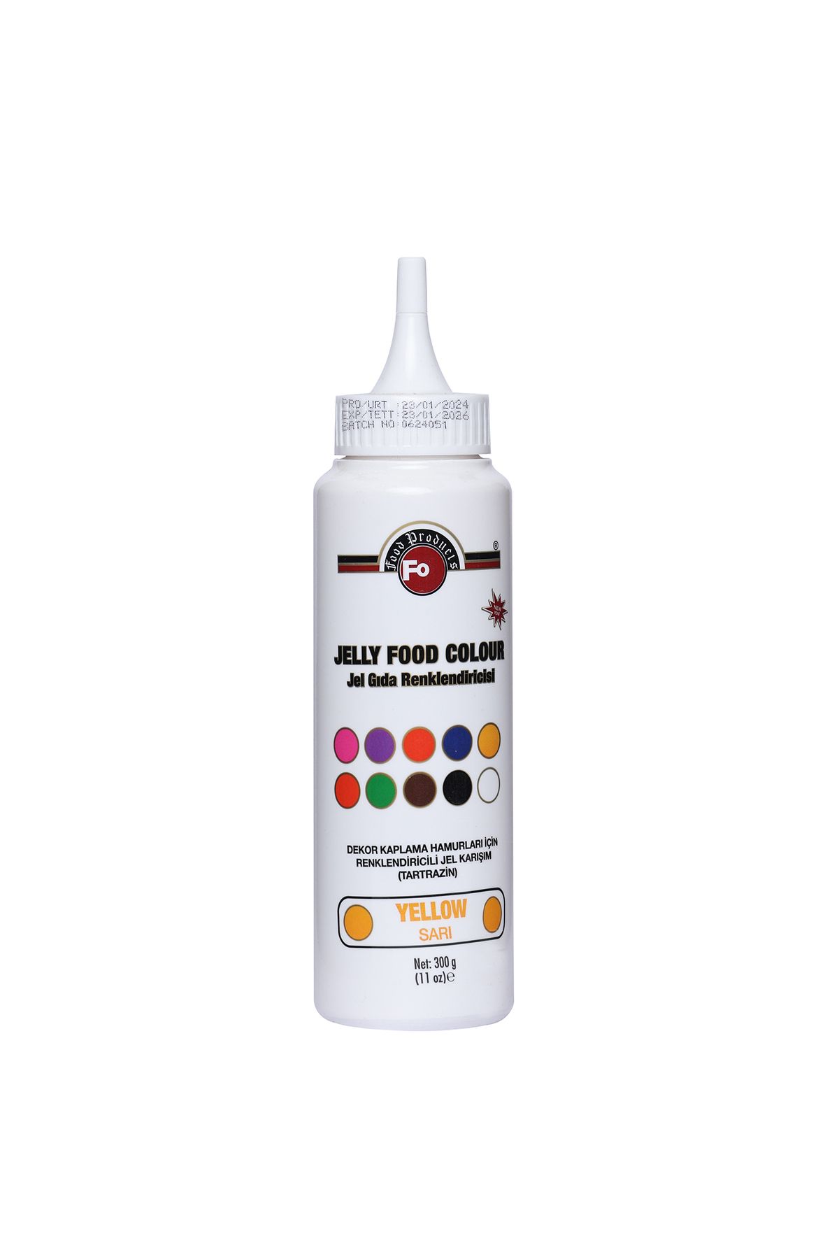 FO-Yellow Gel Food Colorant 300g 1