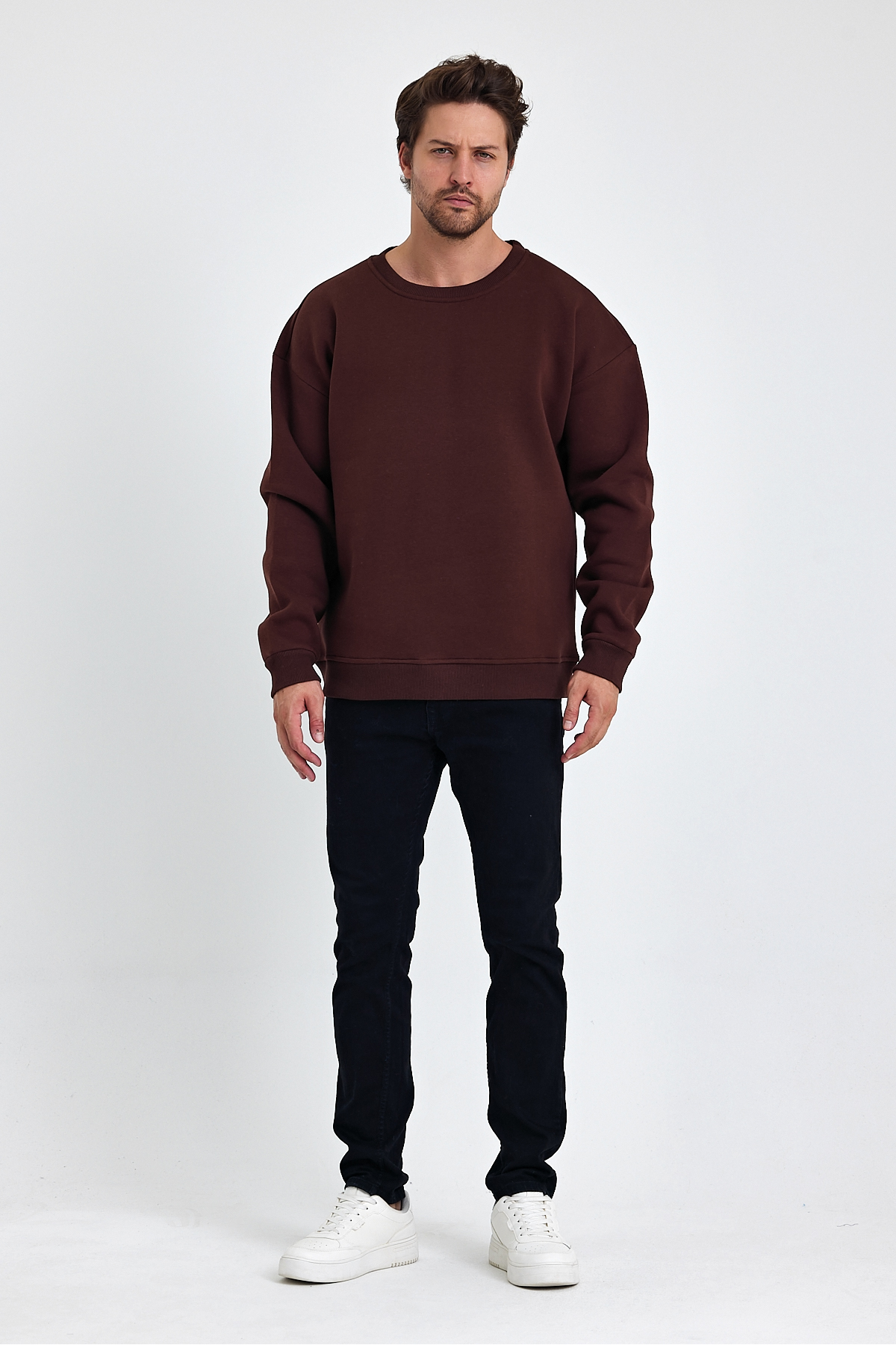 İzumi Sport Unisex şardonlu yumuşak sweatshirt görsel 3