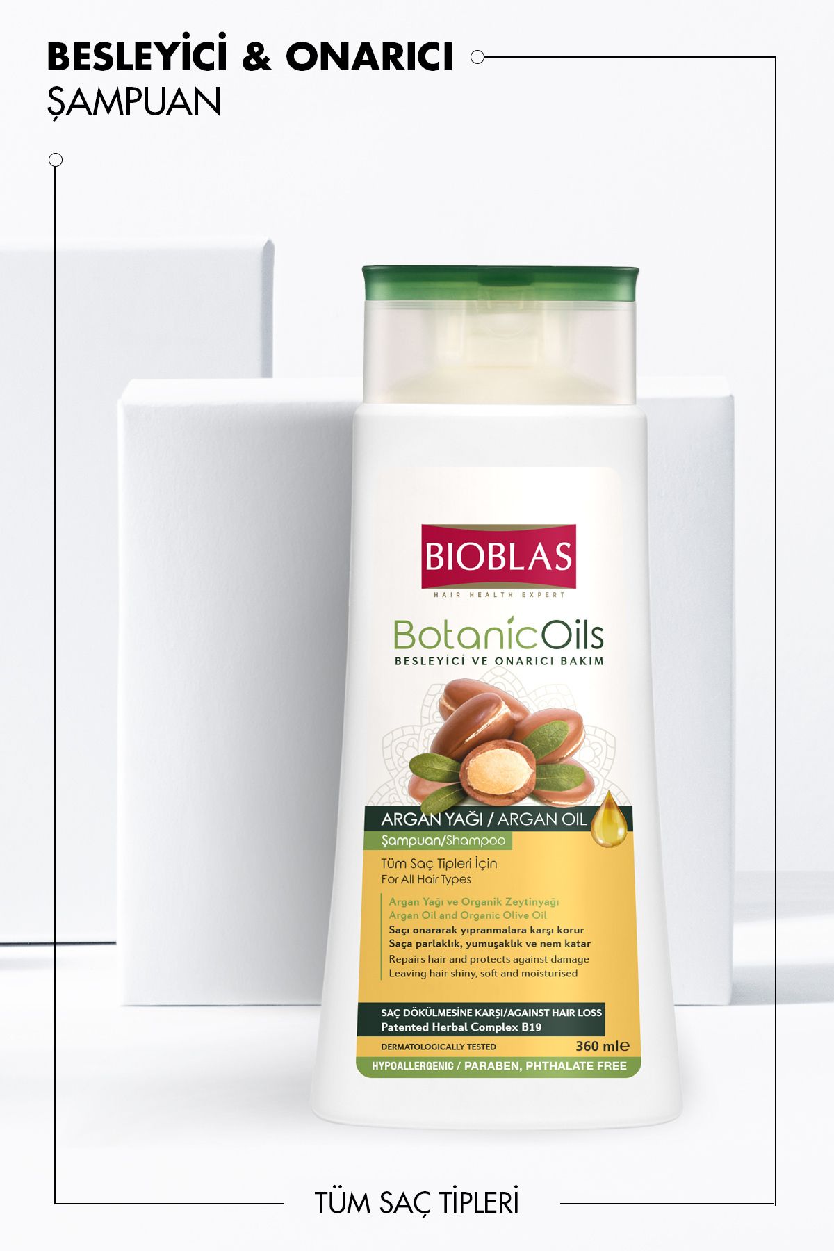 Bioblas-Argan Shampoo - Botanical Shoulder 360 Ml 2