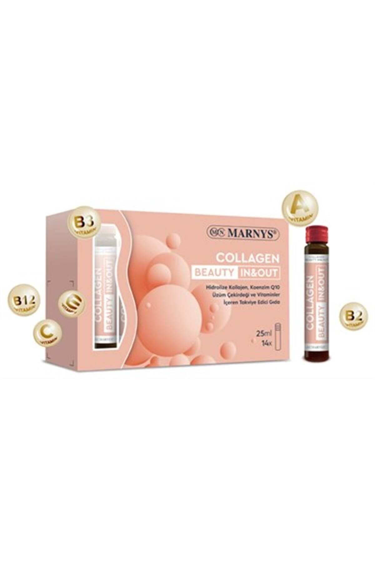 Marnys-بيوتي إن أوت كولاجين - 25 مل × 14 قارورة كولاجين 1