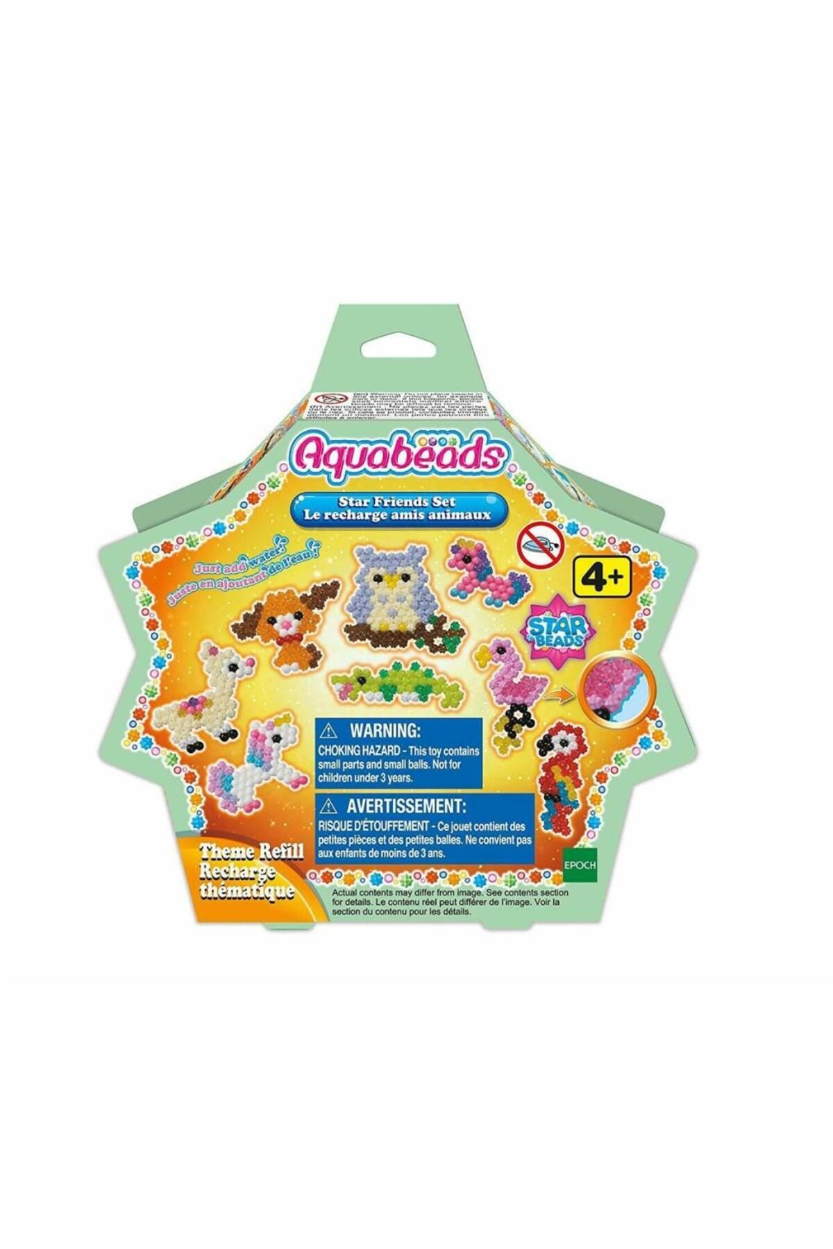 mrpurple 31602 AquaBeads Star Bead Arkadaşlar Seti / Yedek boncuk paketi / Epoch / +4 yaş