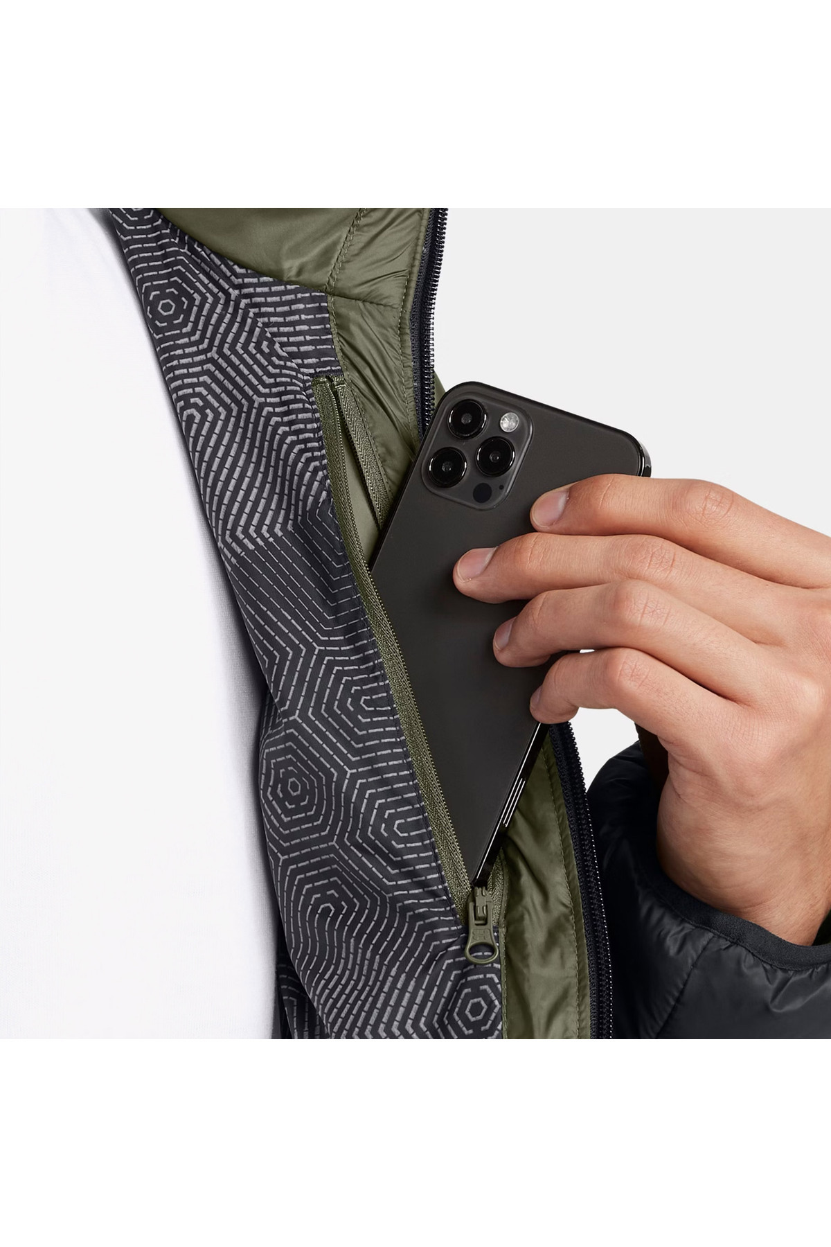 Under Armour Erkek UA Legend Down Kapüşonlu Mont 1385837-390 görsel 6