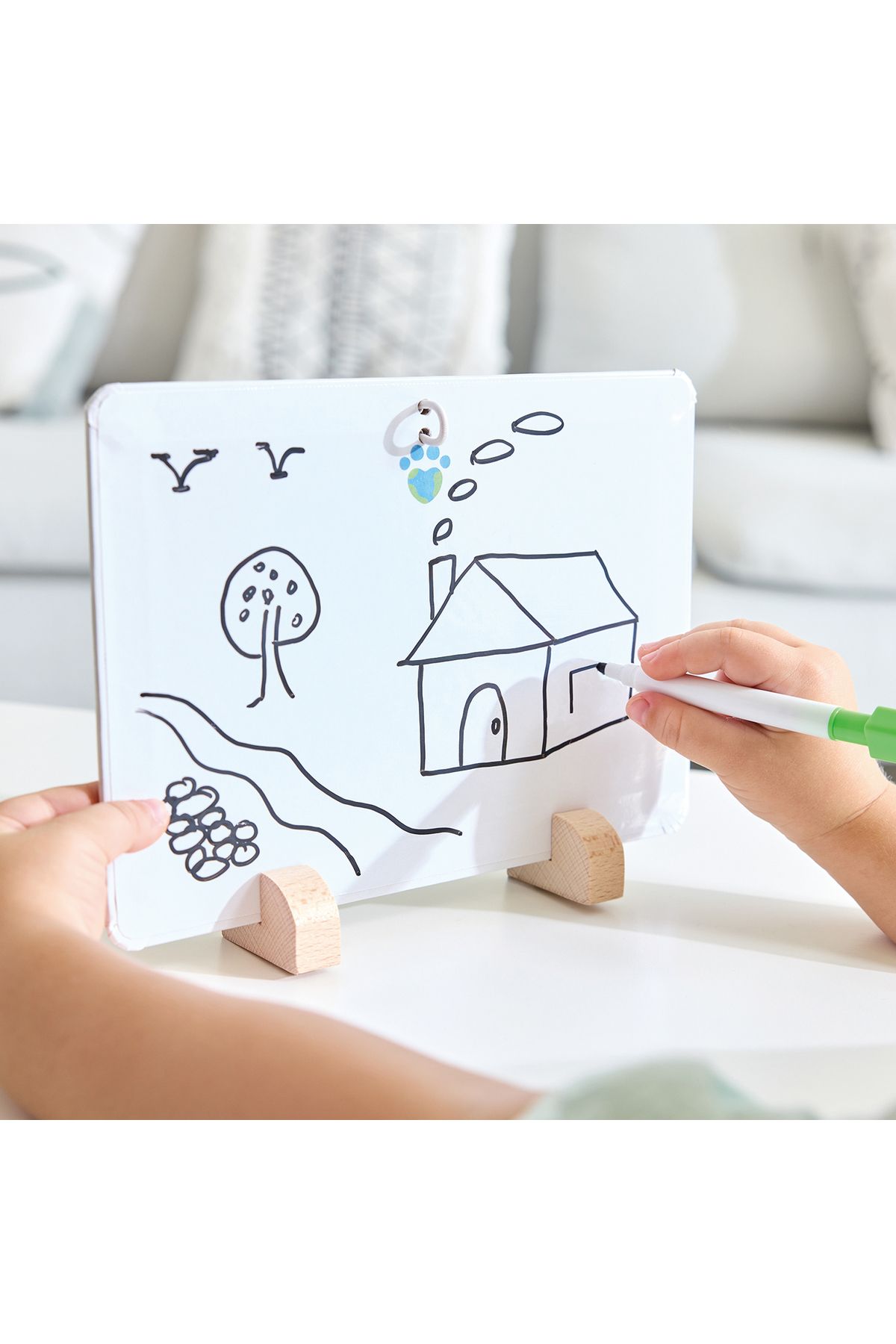 Hape-Jucarie din lemn - Scoala Planetei Verzi (36 piese) 3