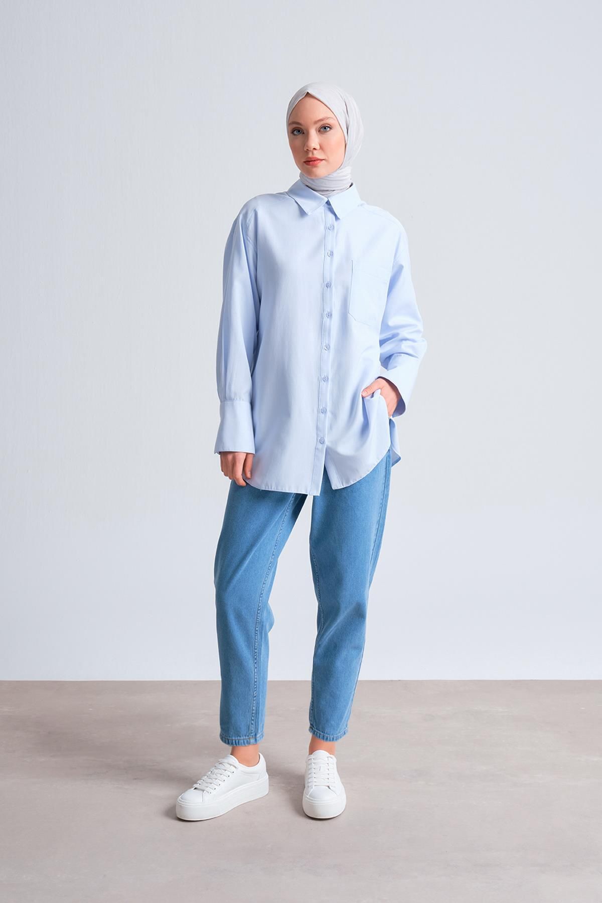 Armine-Blue Shirt - Ort3444 Model 4