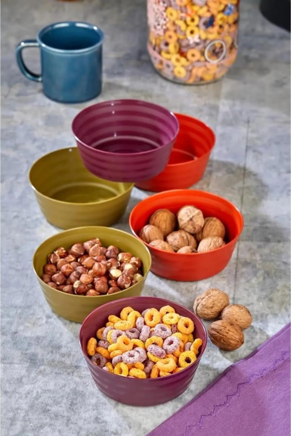 Royaleks Group-Plastic Snack Bowl Presentation Bowl of 6 Clover Pattern Royaleks-HT-001 2
