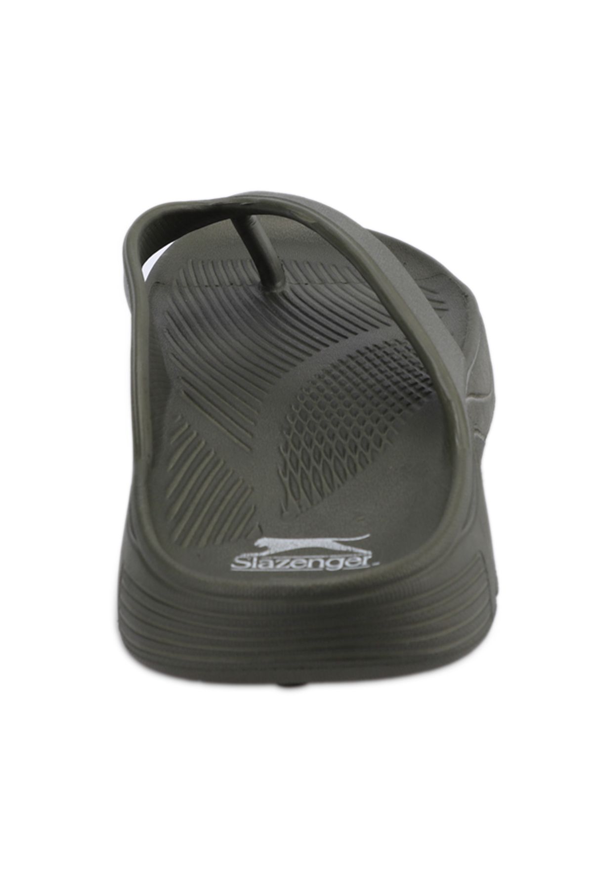 دمپایی سبز مردانه خاکی اورجینال Slazenger
