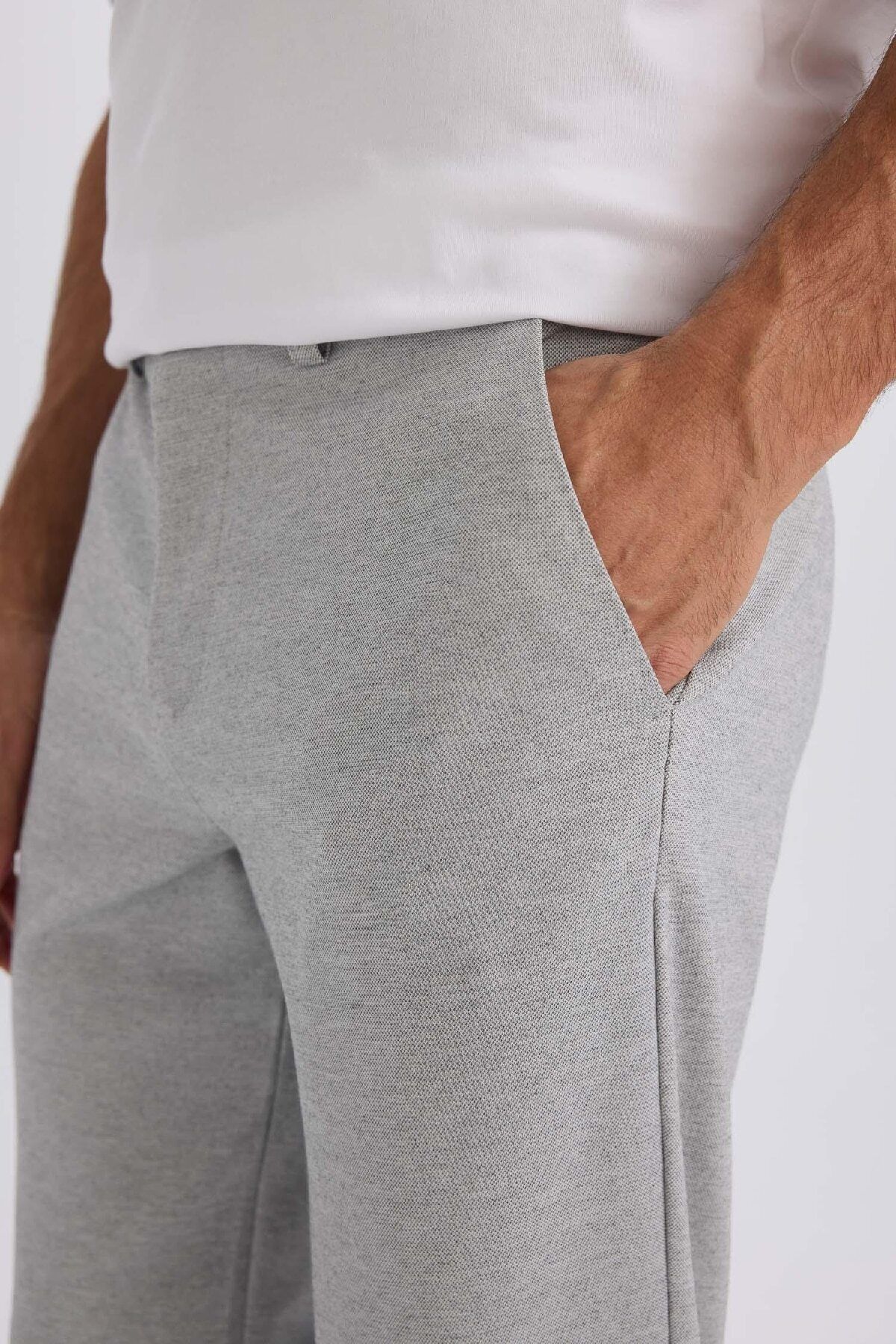 DeFacto-Spodnie Jogger Basic z prostą kieszenią i prostą nogawką T6317Az25Sp 8