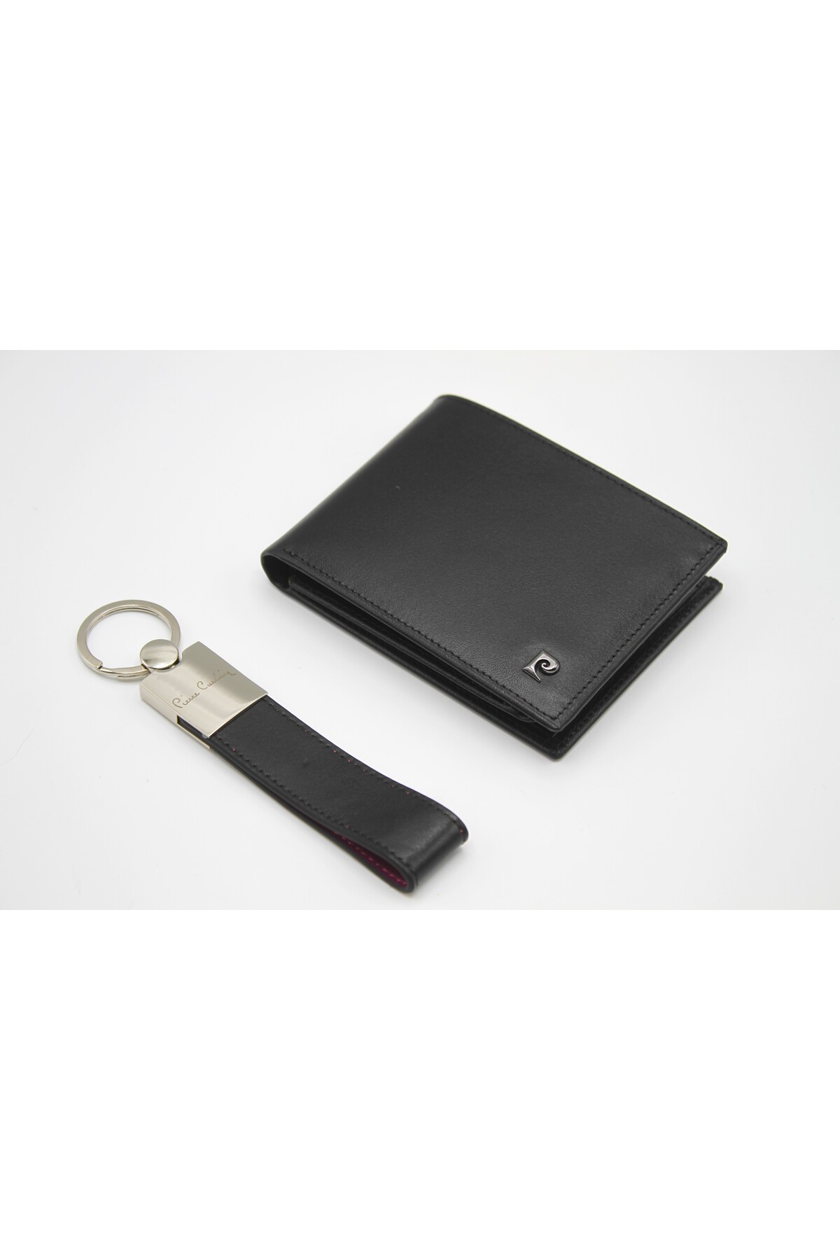 پیر کاردین کیف پول و جاکلیدی چرم اصل، شامل هدیه PC3234